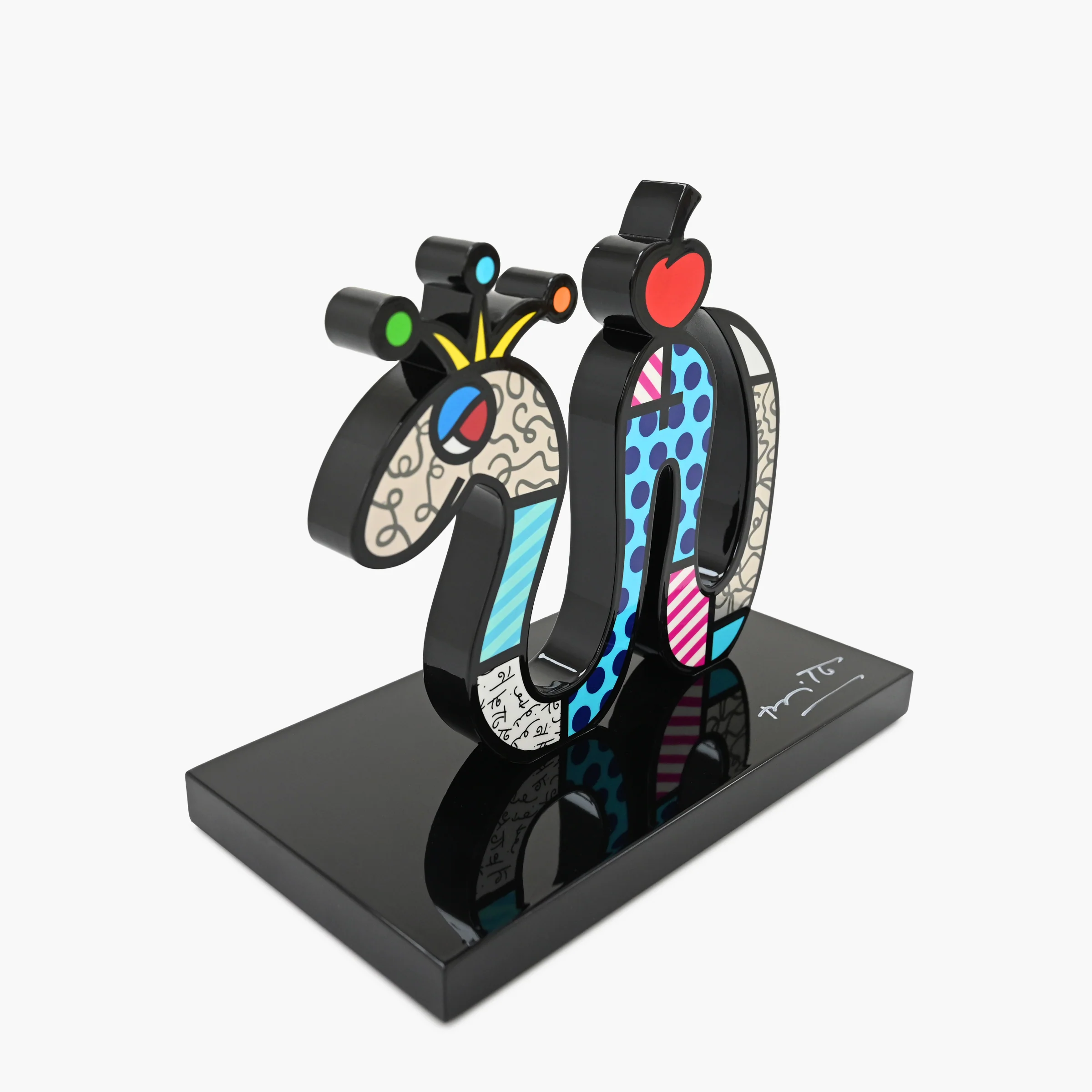 Snake (Black Base) - Limited Edition Sculpture - Image 3