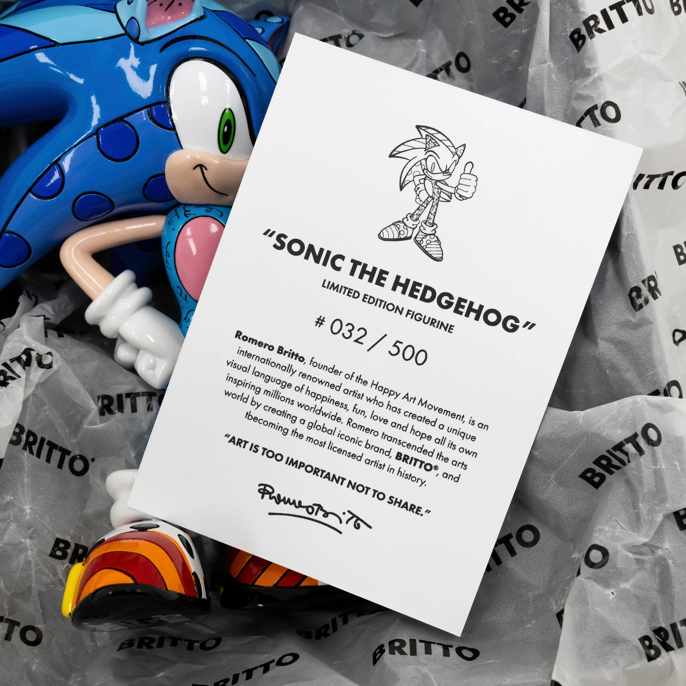 Sonic the Hedgehog - Sega By Britto - Limited Edition Figurine - Image 7