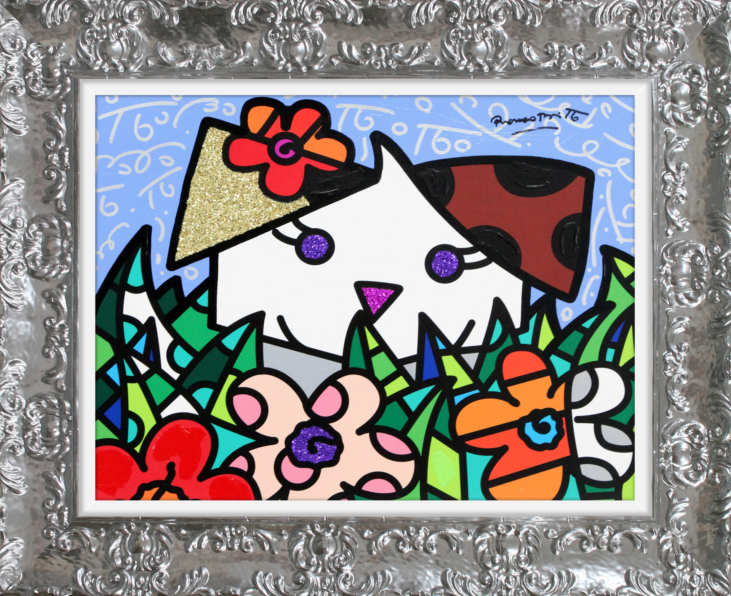 Spring Puppy - Mixed Media Original - Image 11