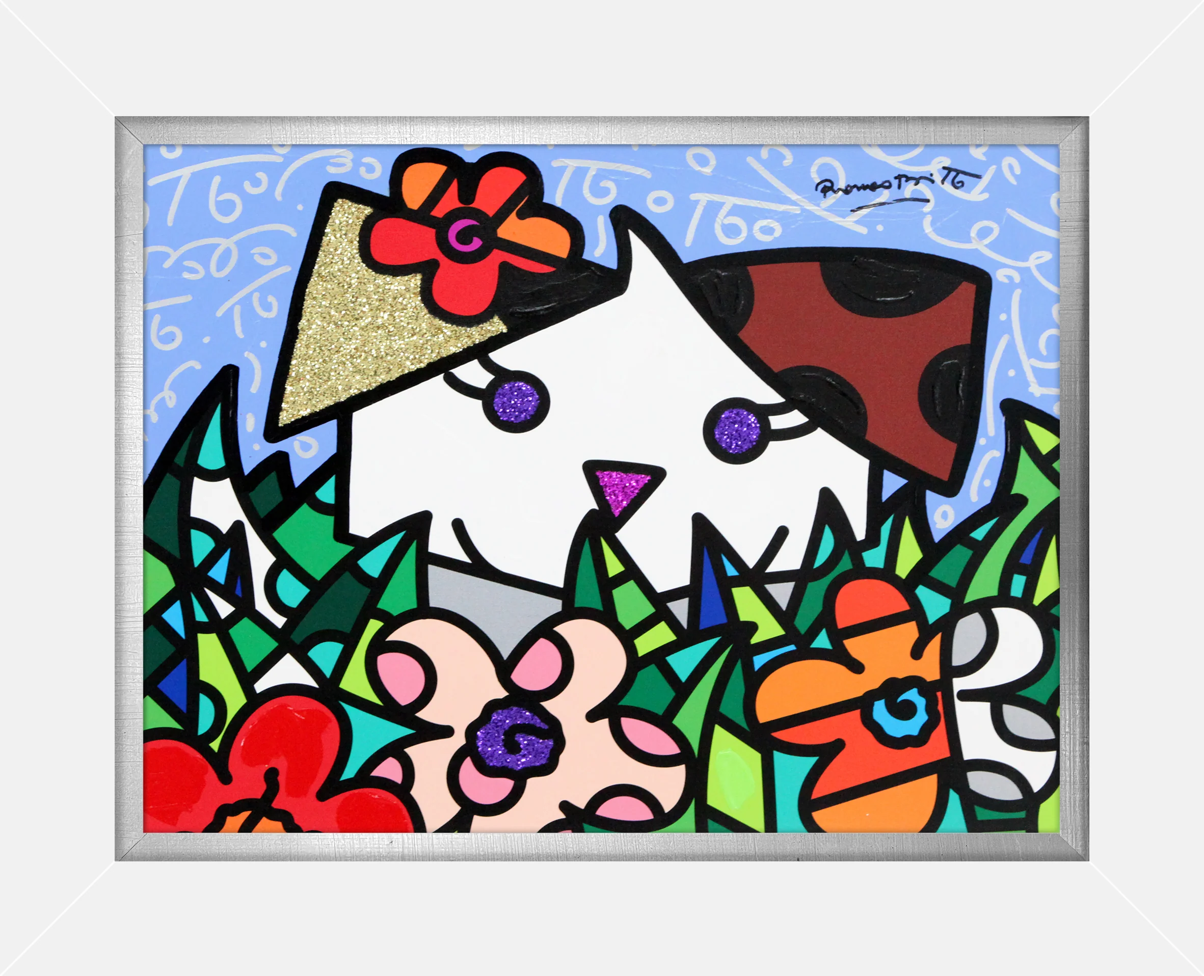 Spring Puppy - Mixed Media Original - Image 12