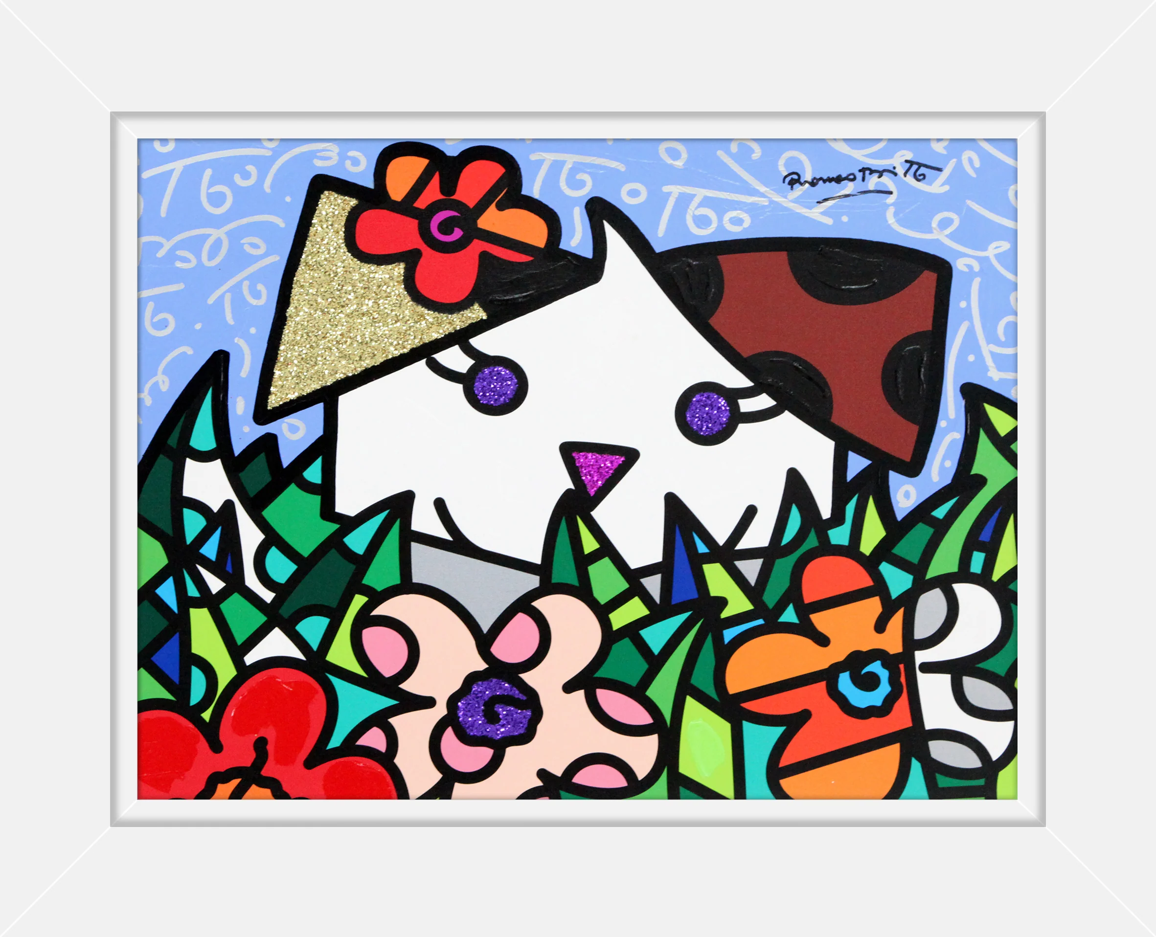 Spring Puppy - Mixed Media Original - Image 13