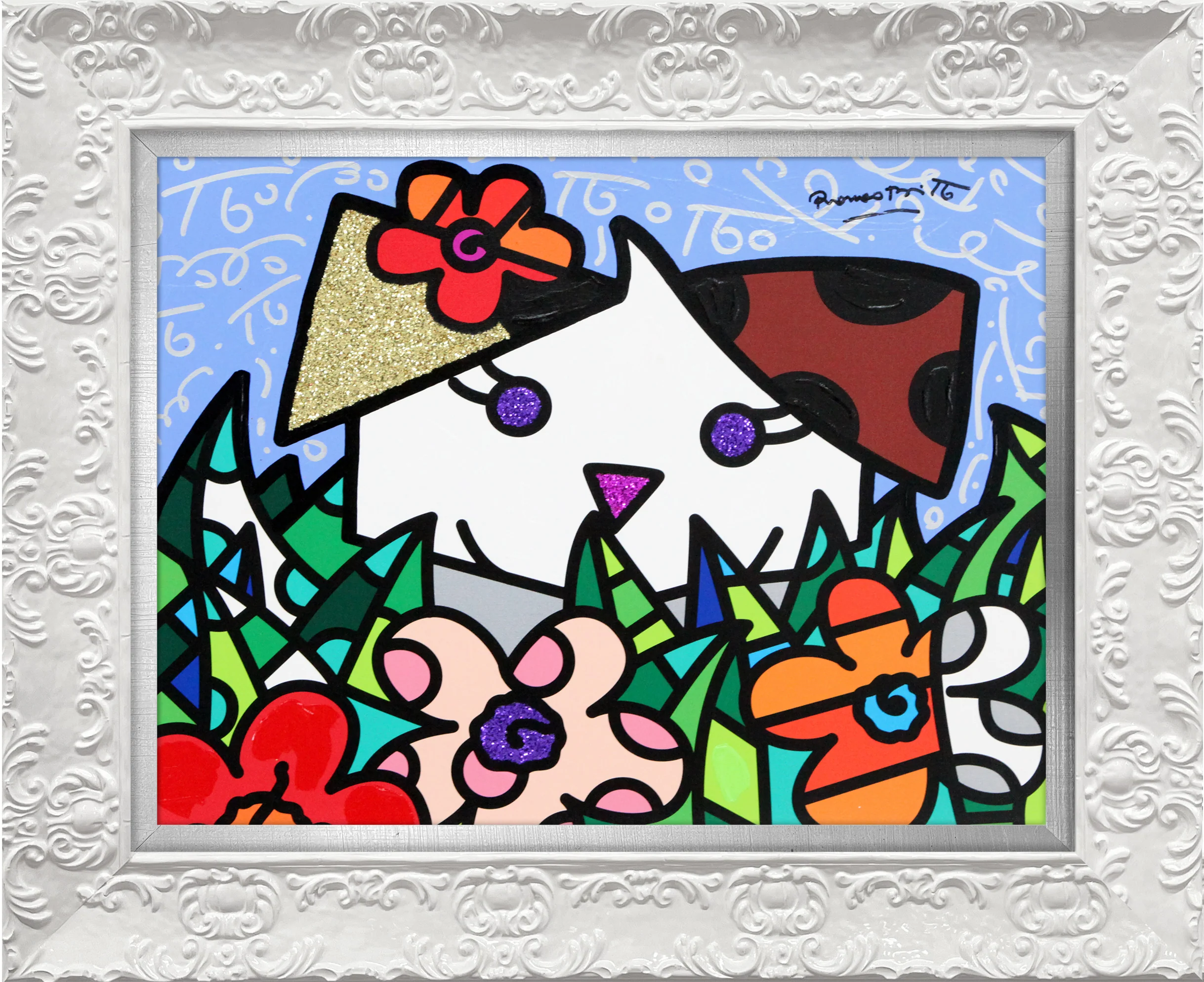 Spring Puppy - Mixed Media Original - Image 14