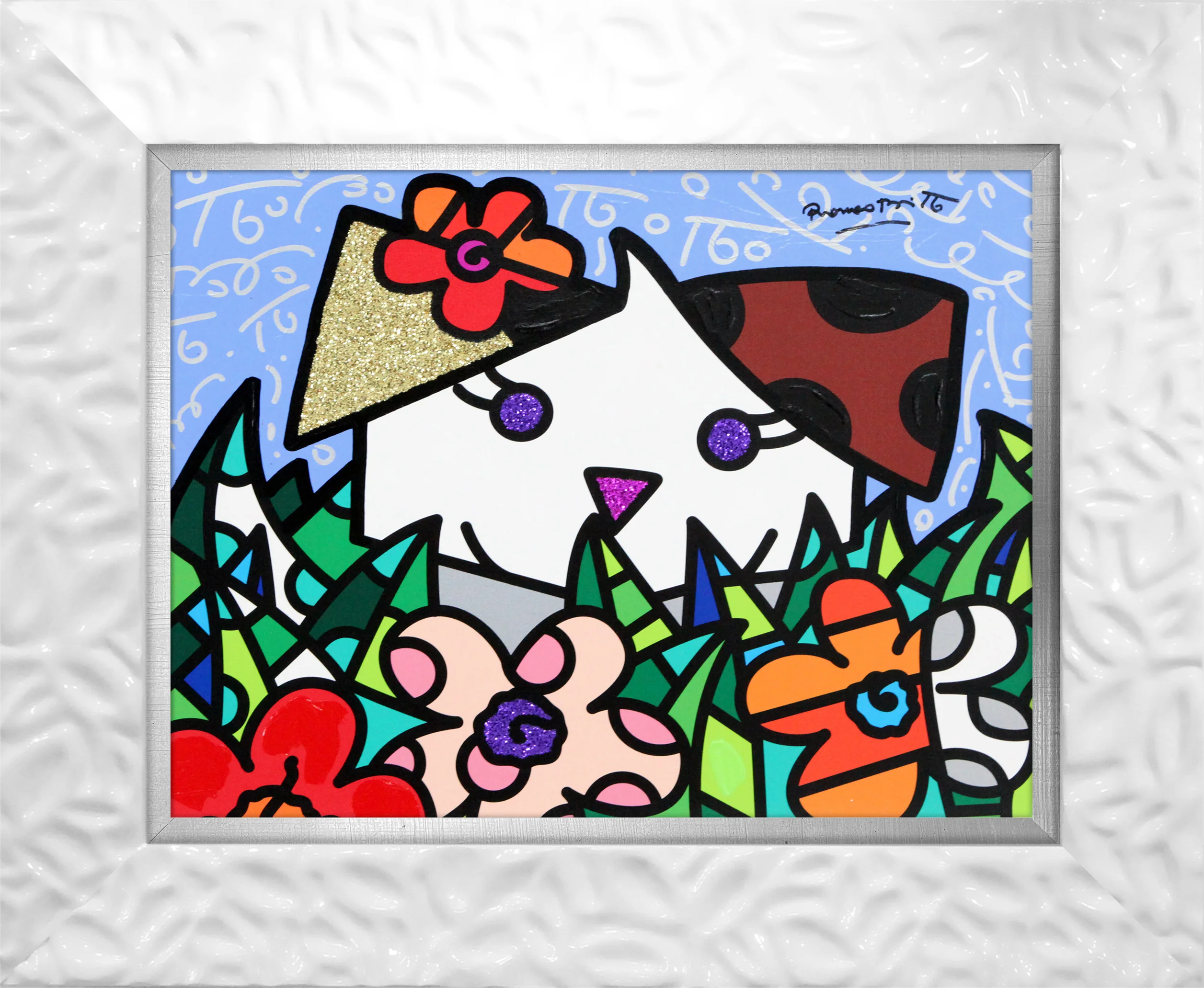 Spring Puppy - Mixed Media Original - Image 16