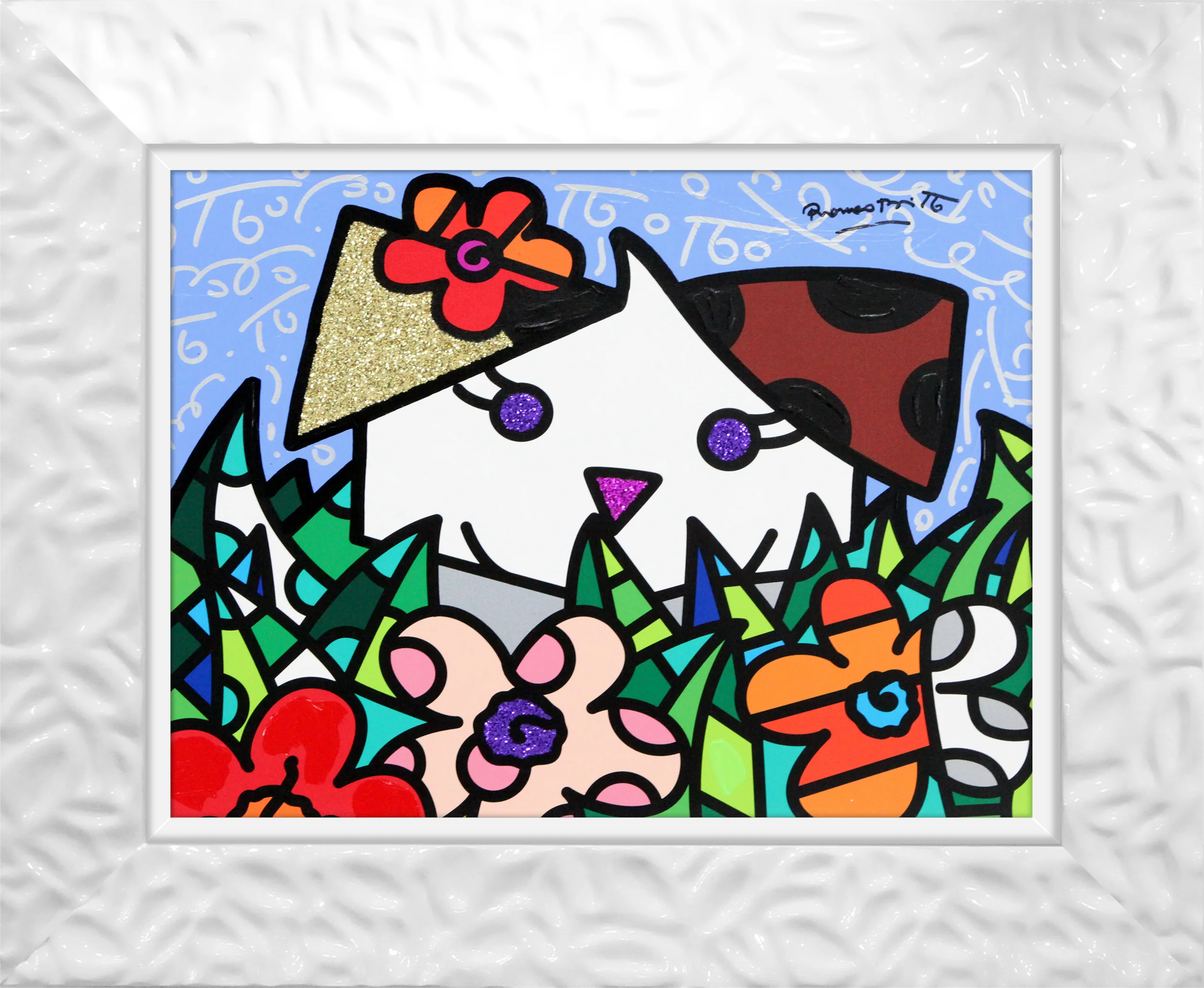 Spring Puppy - Mixed Media Original - Image 17