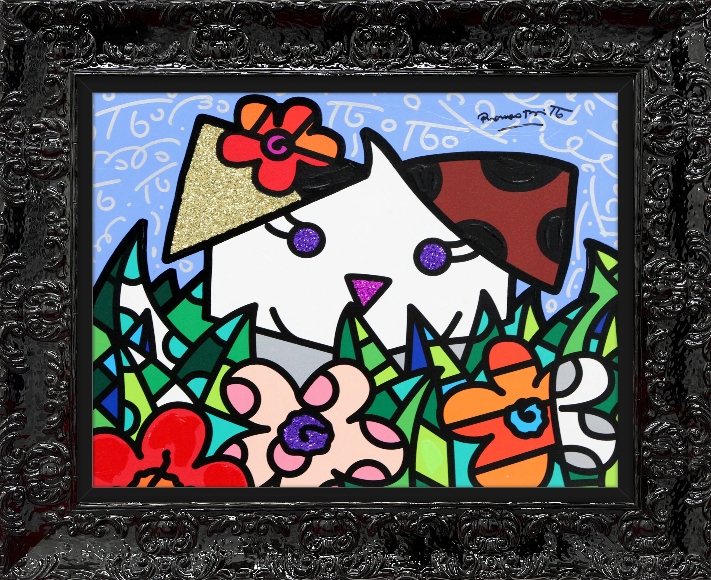 Spring Puppy - Mixed Media Original - Image 5