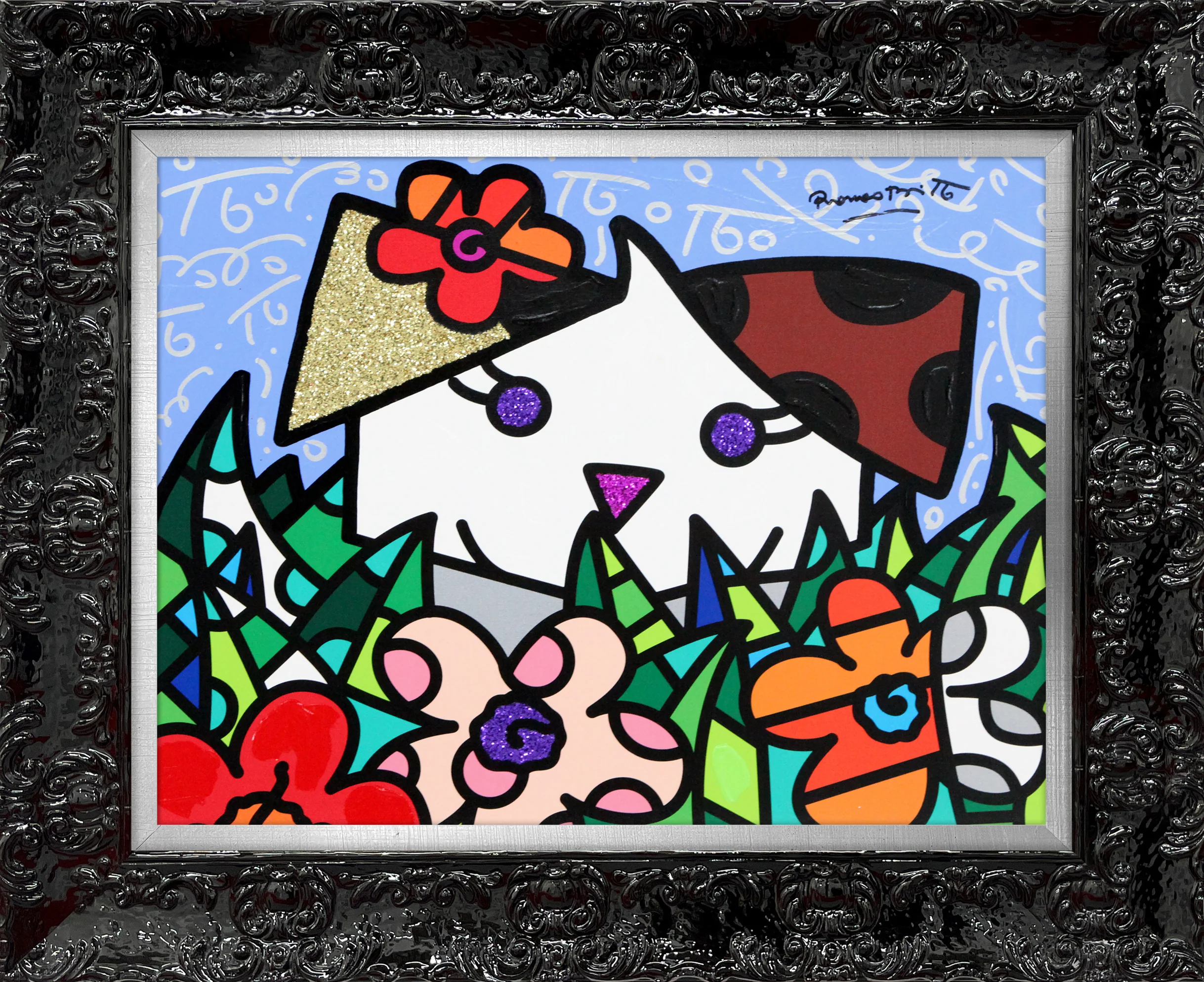 Spring Puppy - Mixed Media Original - Image 6