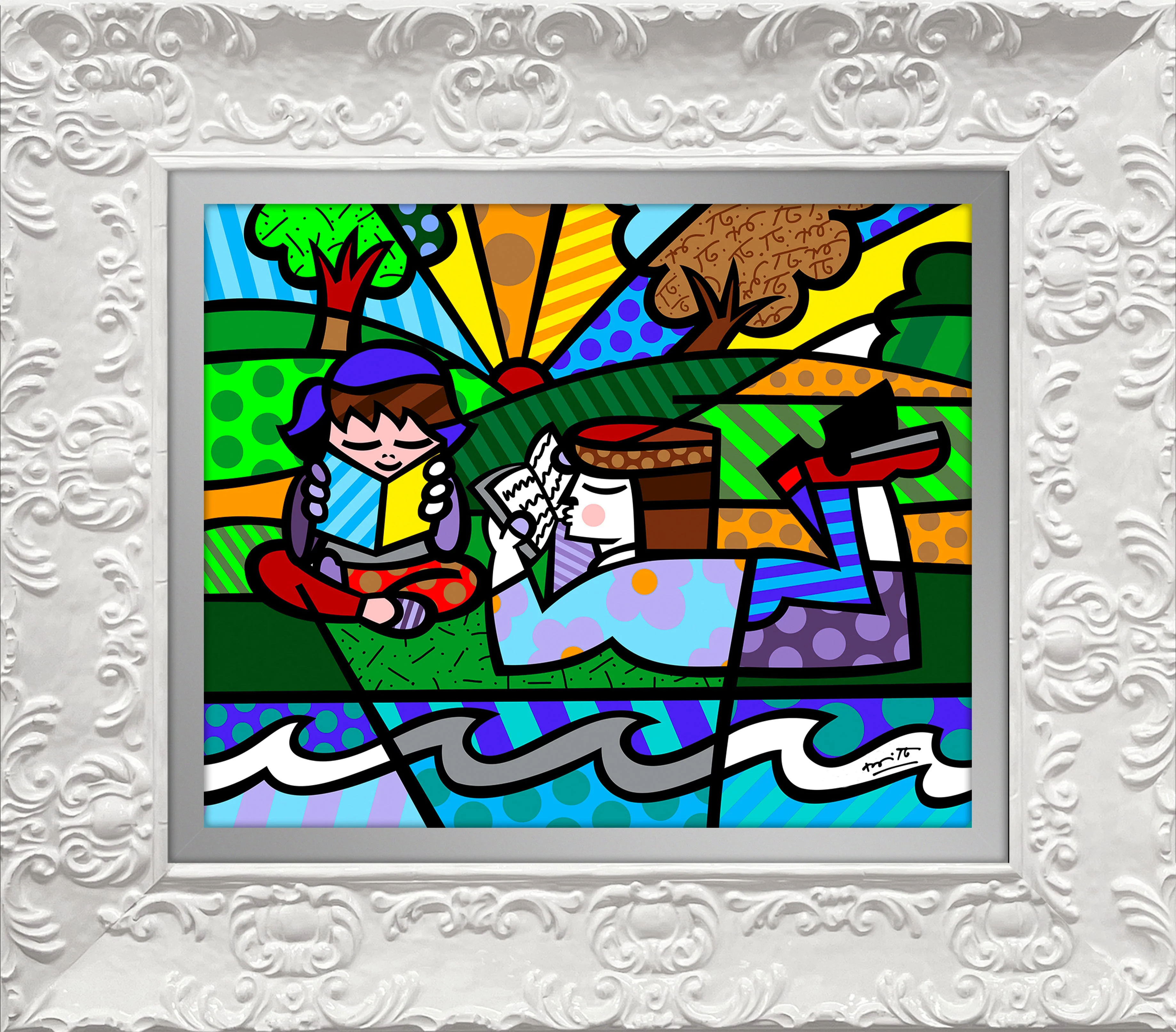 Reading In The Park - Limited Edition Print - Image 10