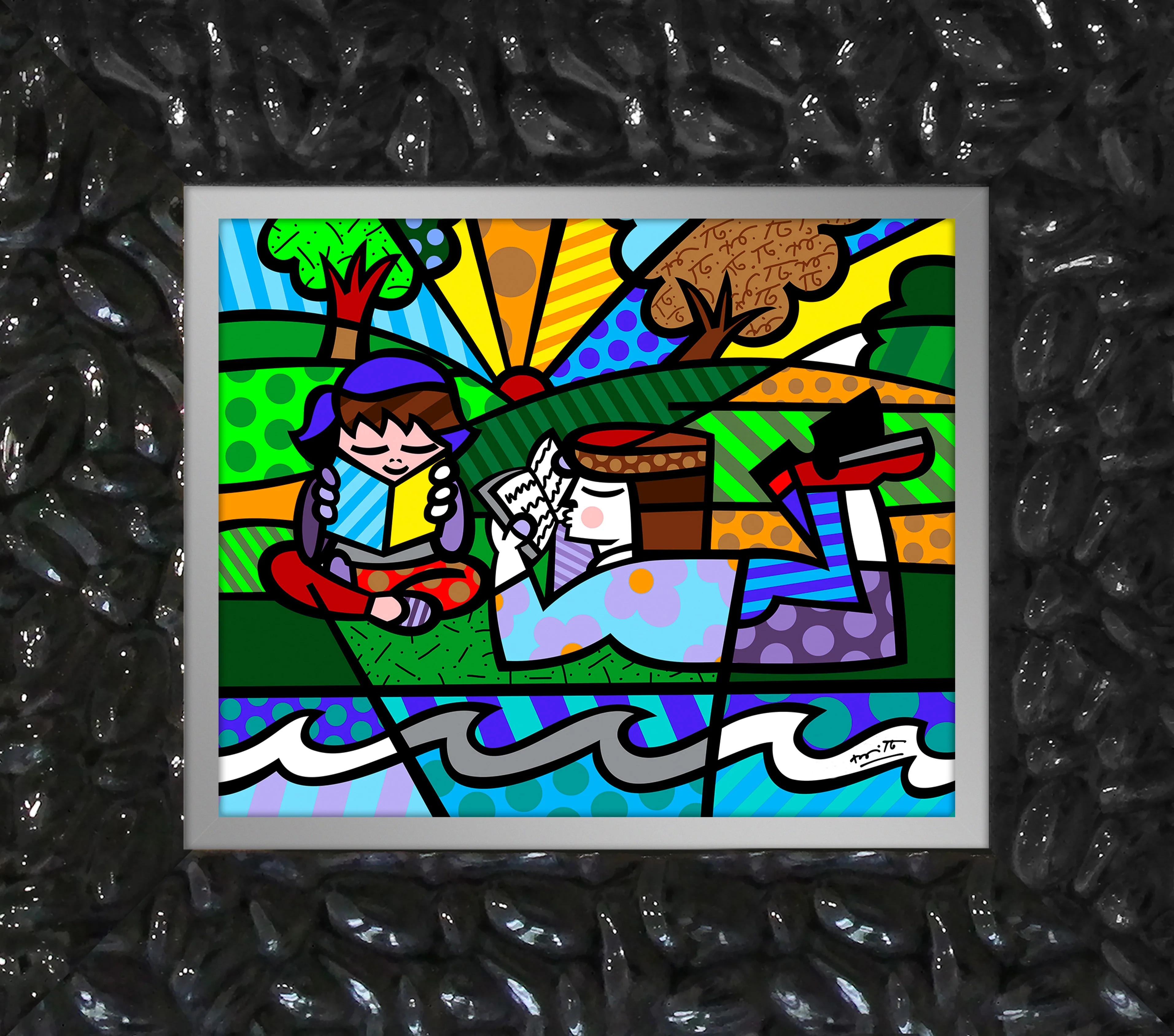 Reading In The Park - Limited Edition Print - Image 12