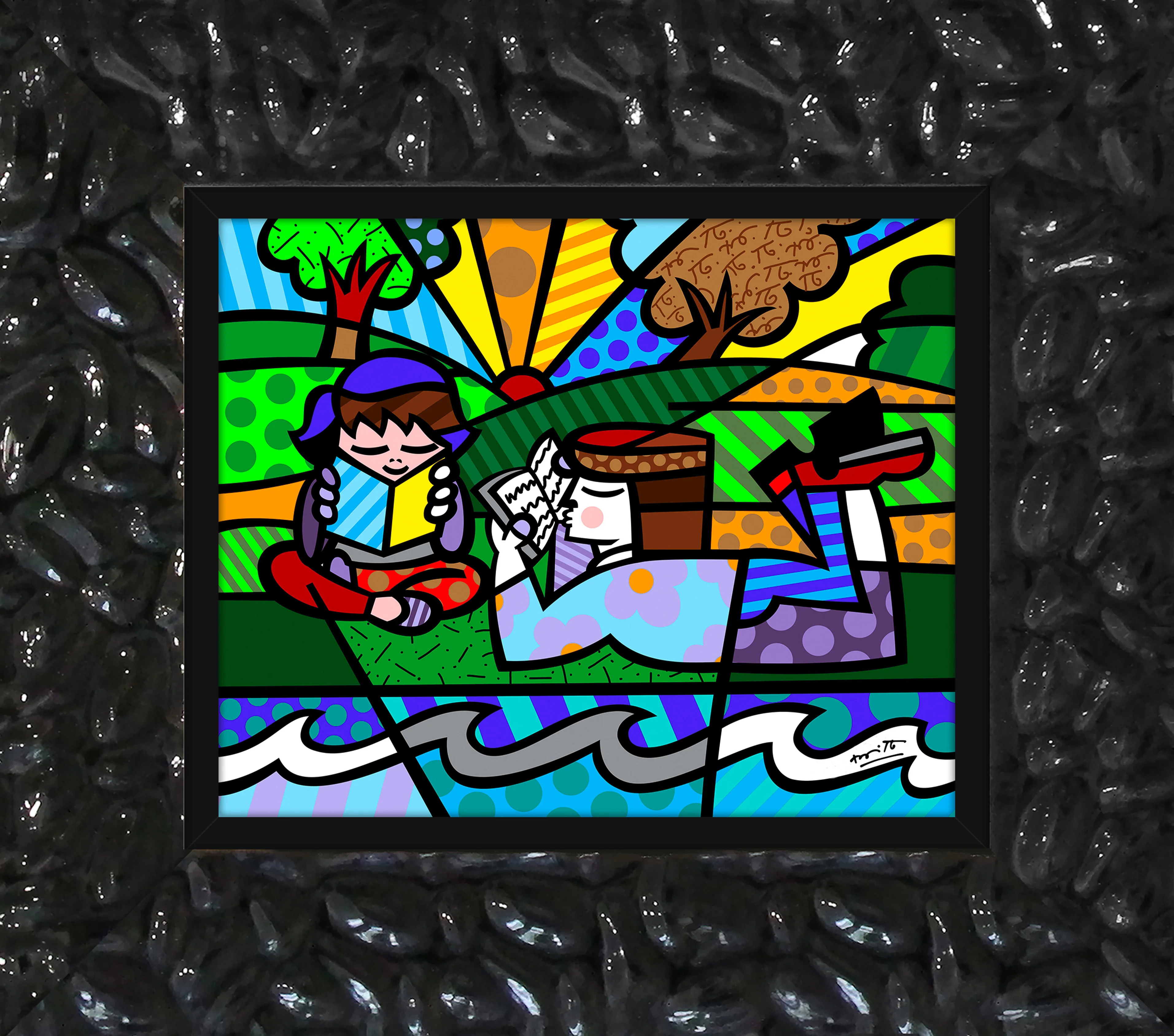 Reading In The Park - Limited Edition Print - Image 13