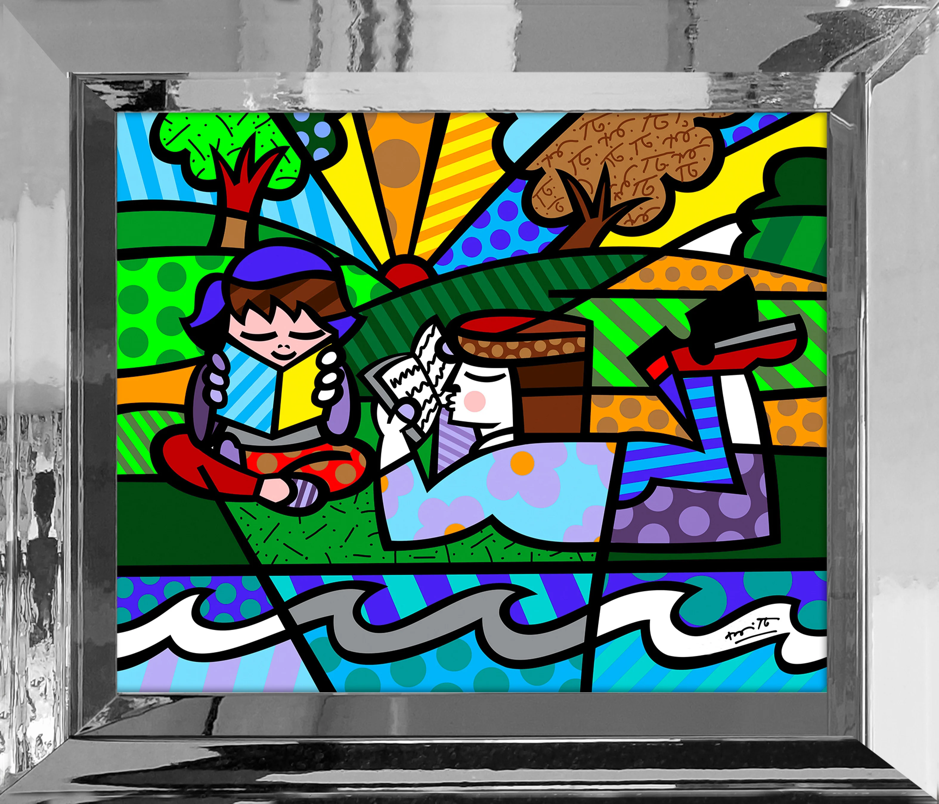 Reading In The Park - Limited Edition Print - Image 14