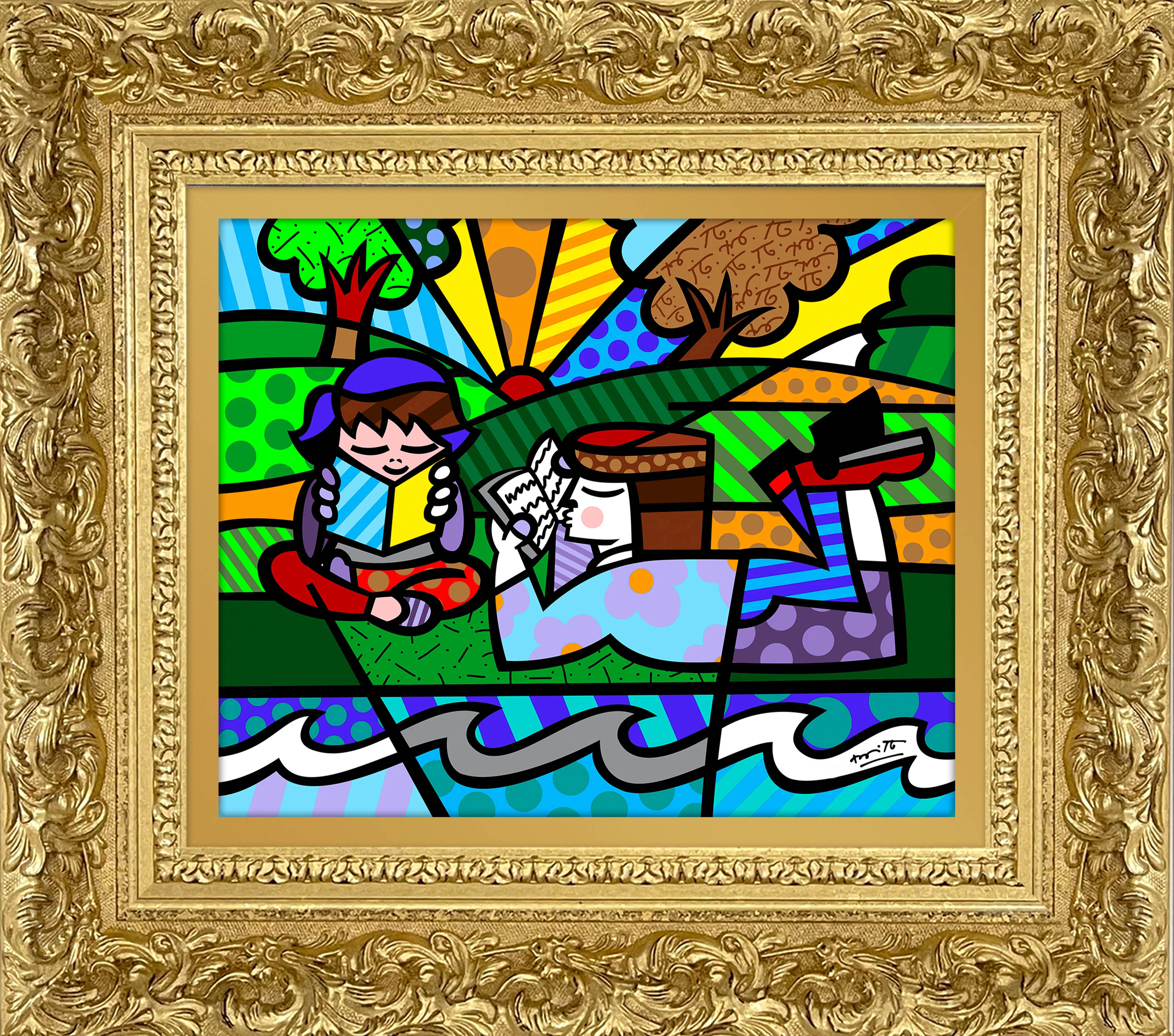 Reading In The Park - Limited Edition Print - Image 15