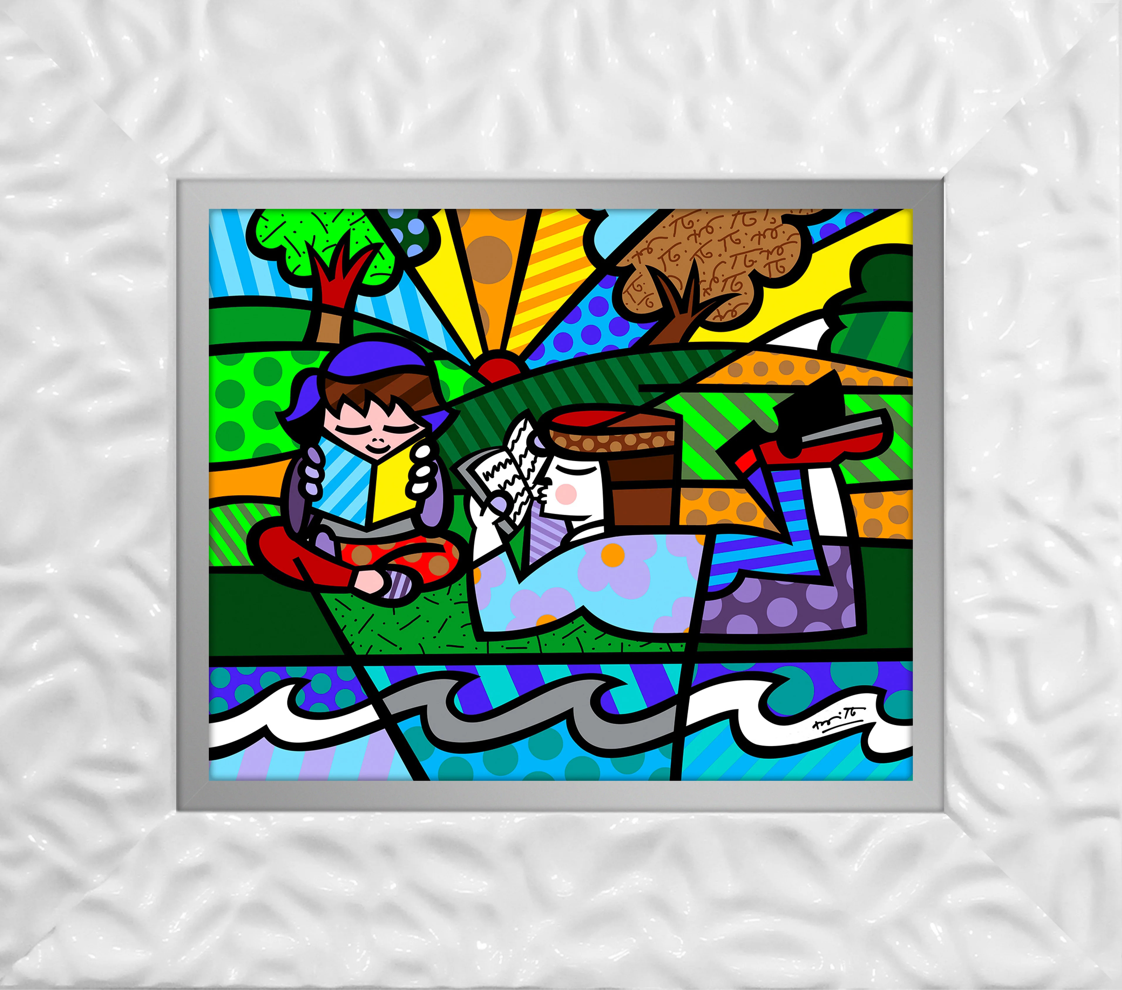 Reading In The Park - Limited Edition Print - Image 17