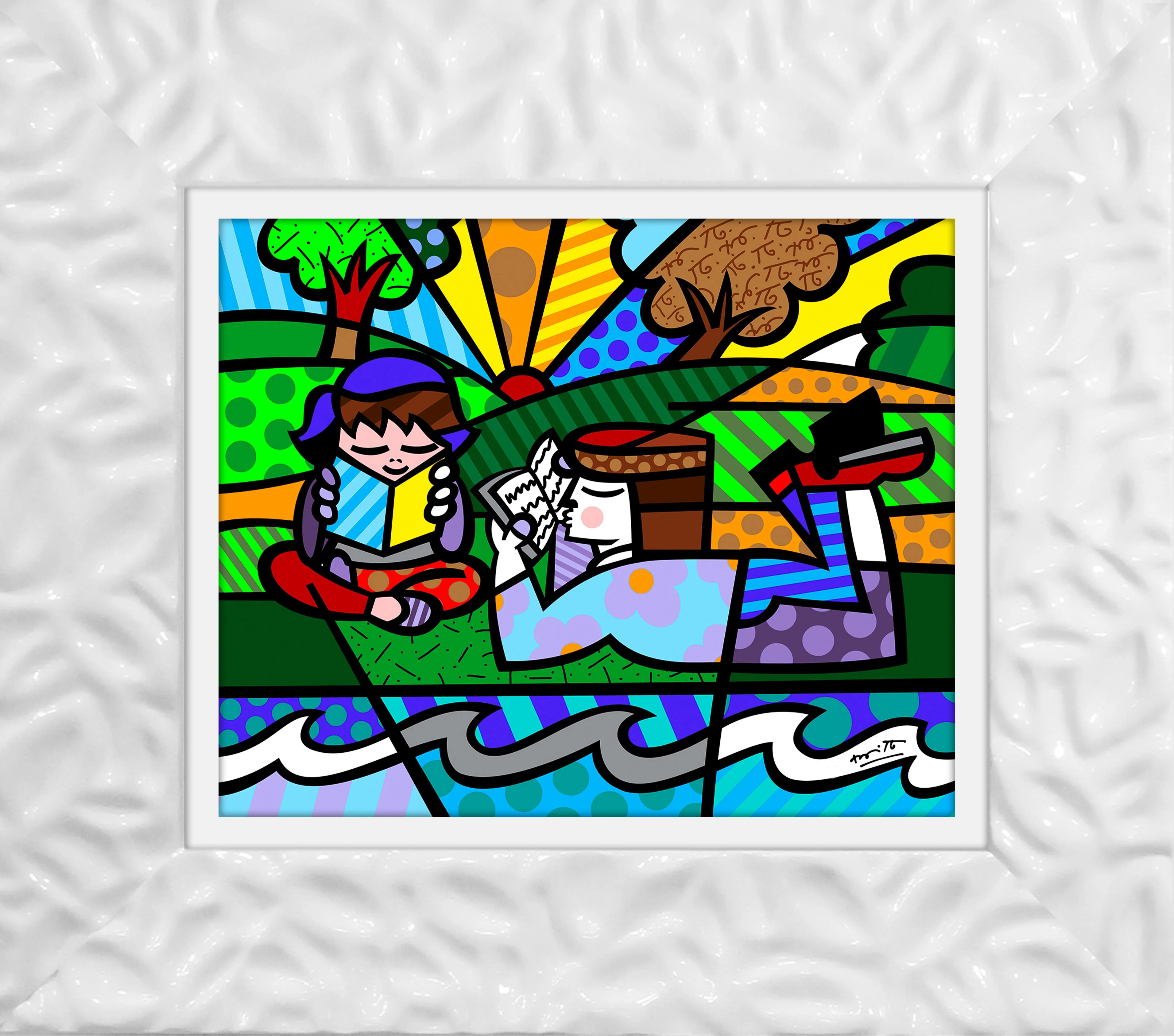 Reading In The Park - Limited Edition Print - Image 18