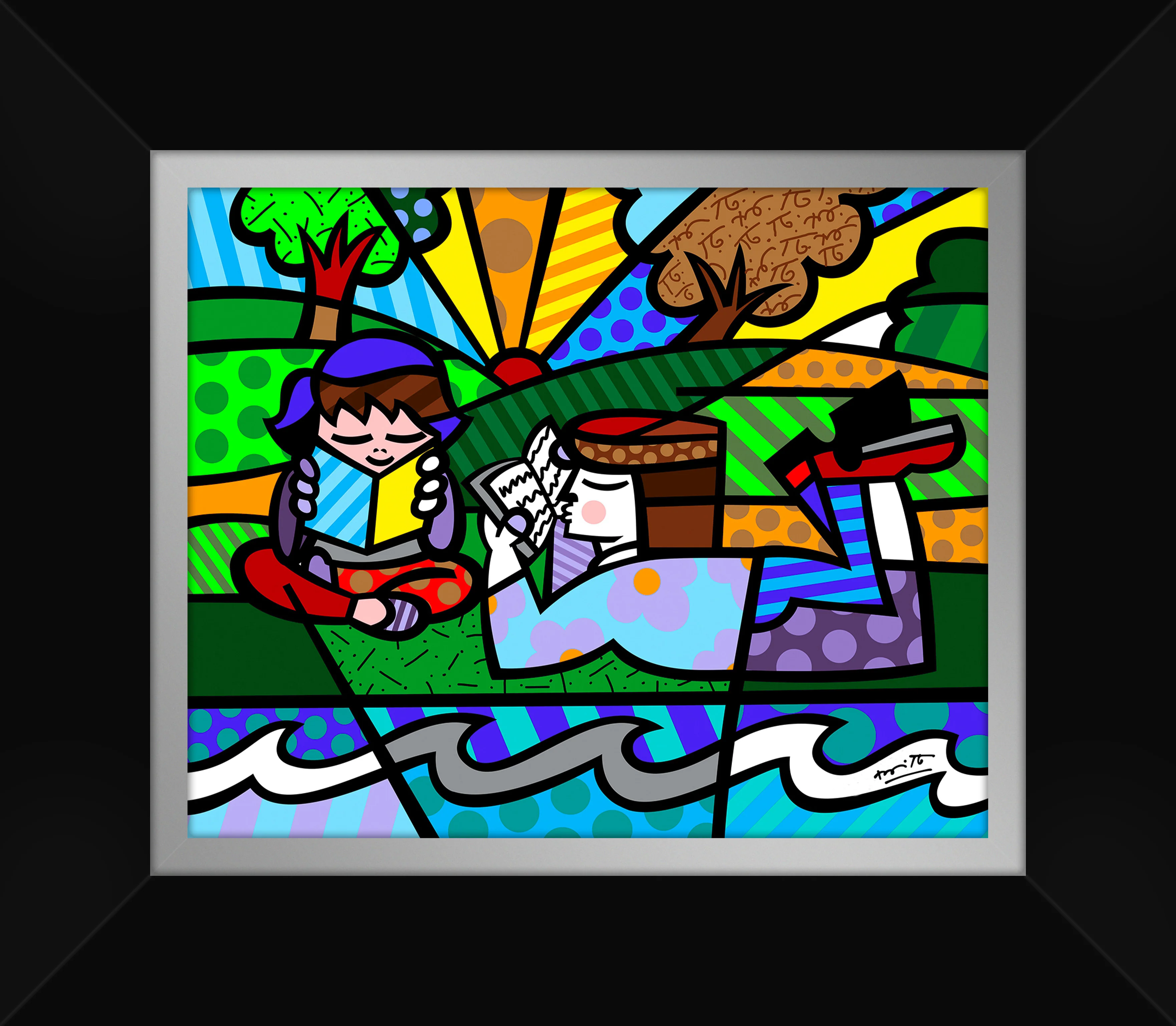 Reading In The Park - Limited Edition Print - Image 4