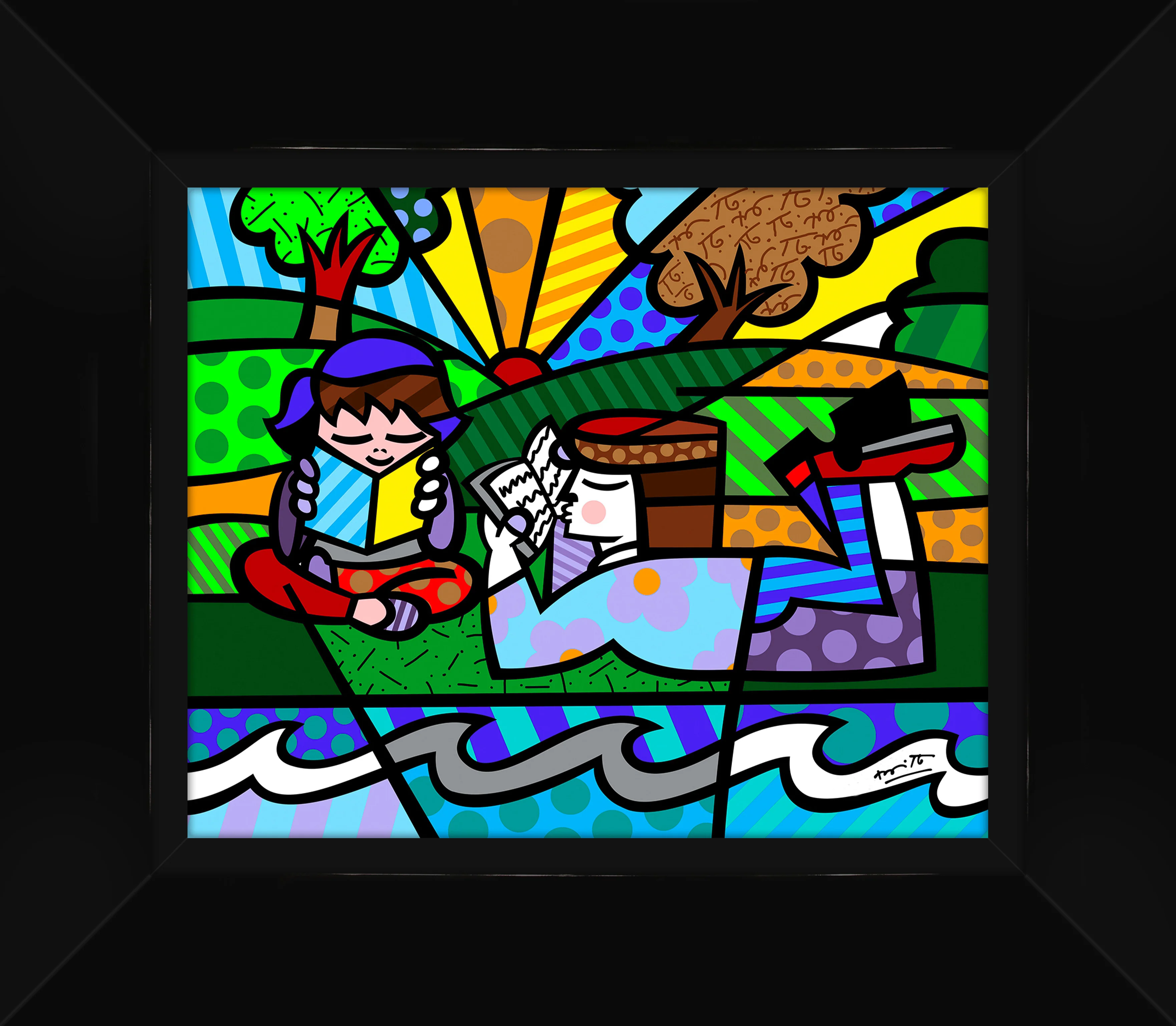 Reading In The Park - Limited Edition Print - Image 5