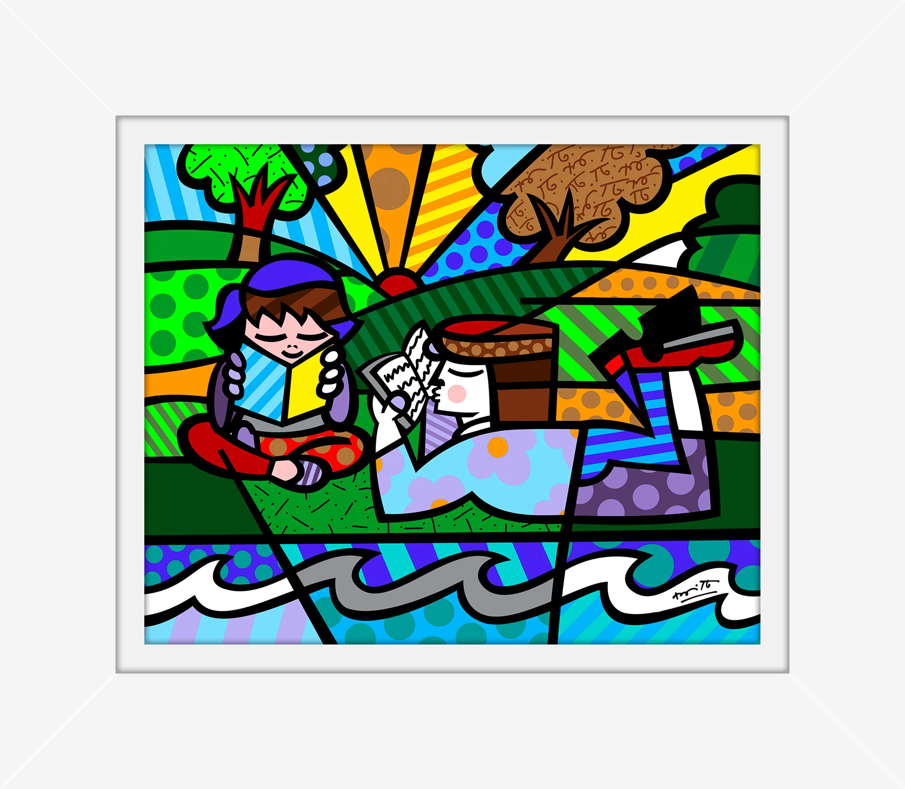 Reading In The Park - Limited Edition Print - Image 7
