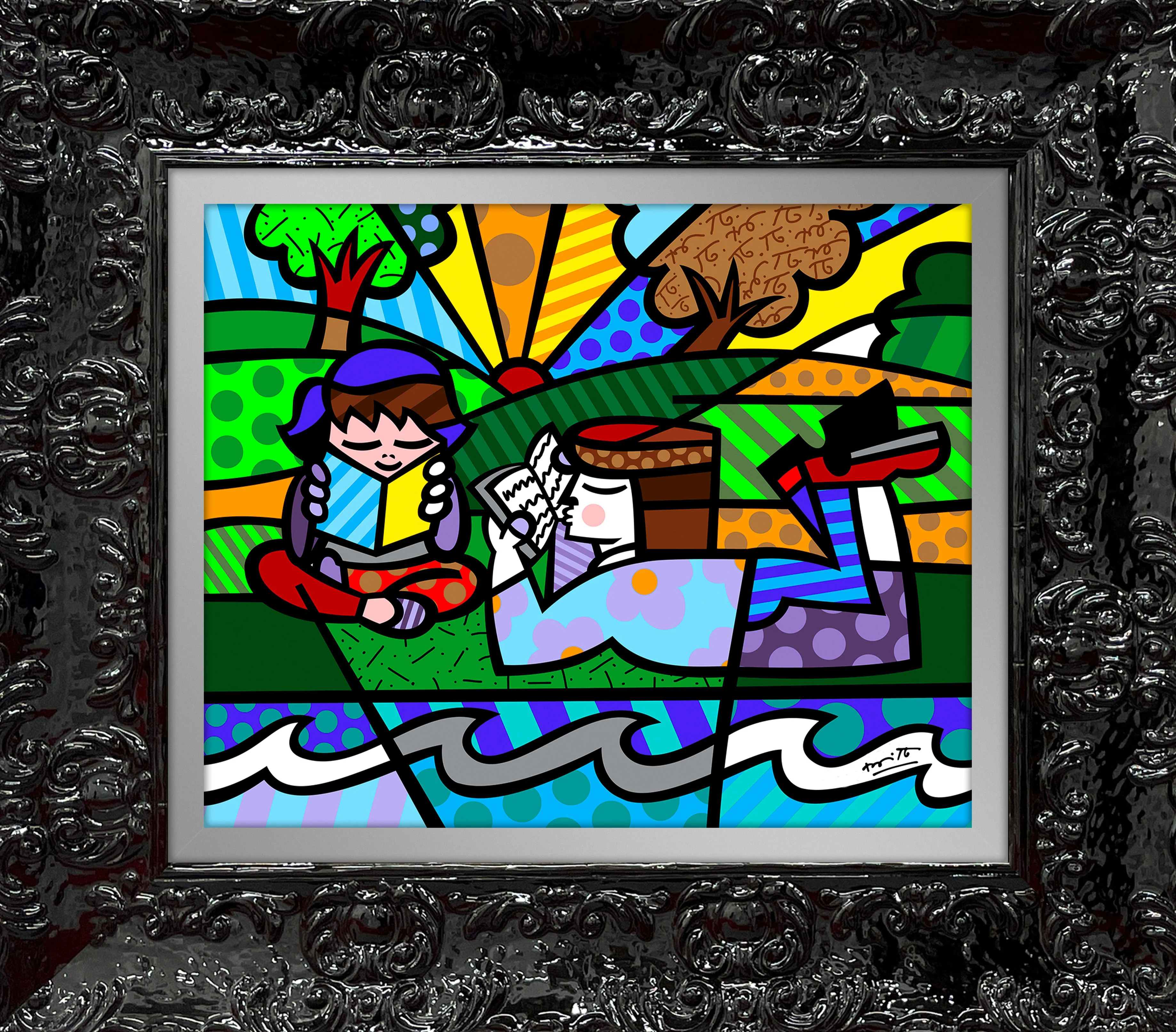 Reading In The Park - Limited Edition Print - Image 8