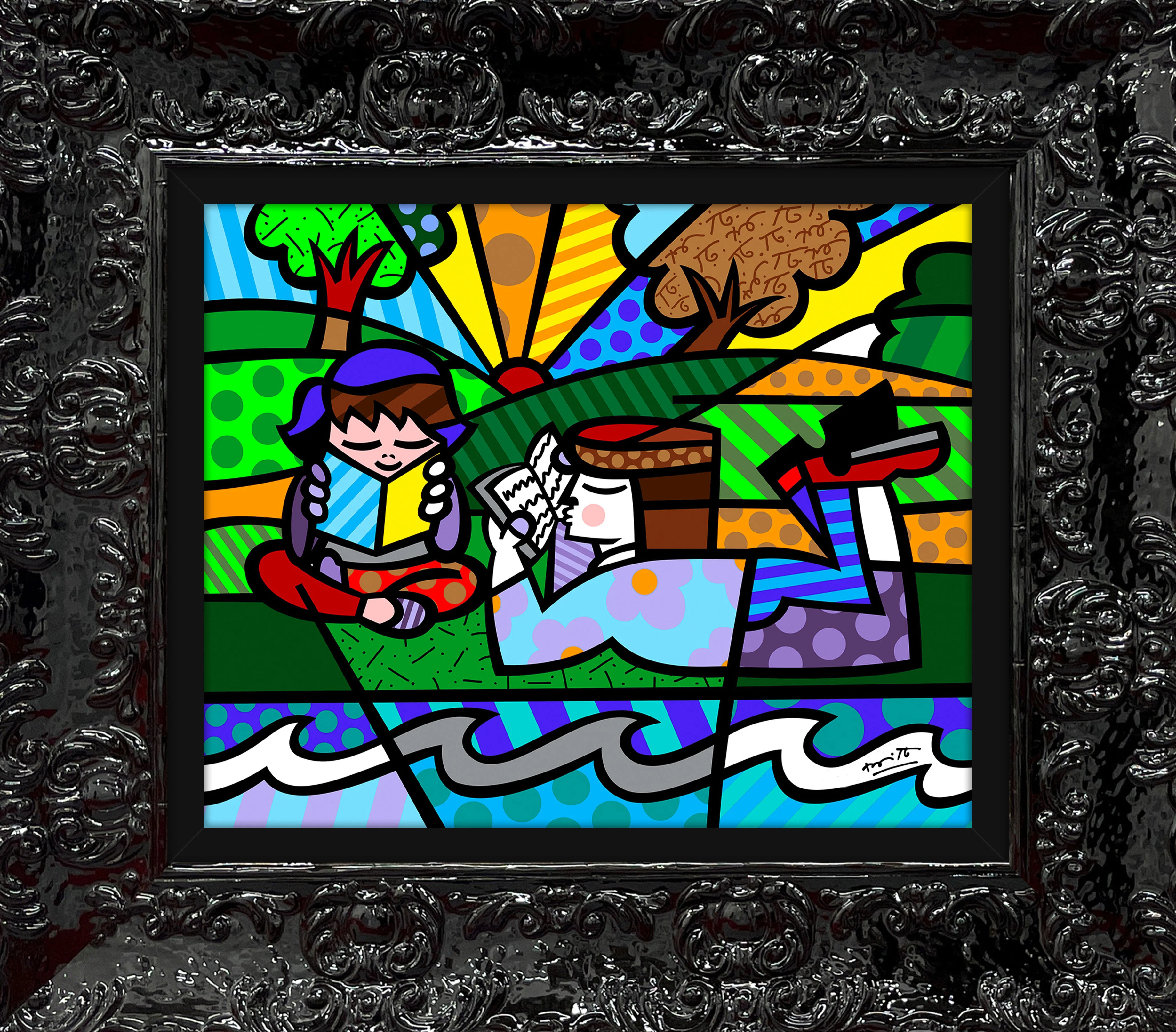 Reading In The Park - Limited Edition Print - Image 9