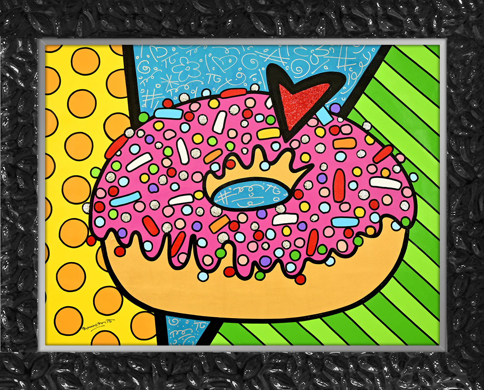 STRAWBERRY DONUT -  Original Painting - Image 10