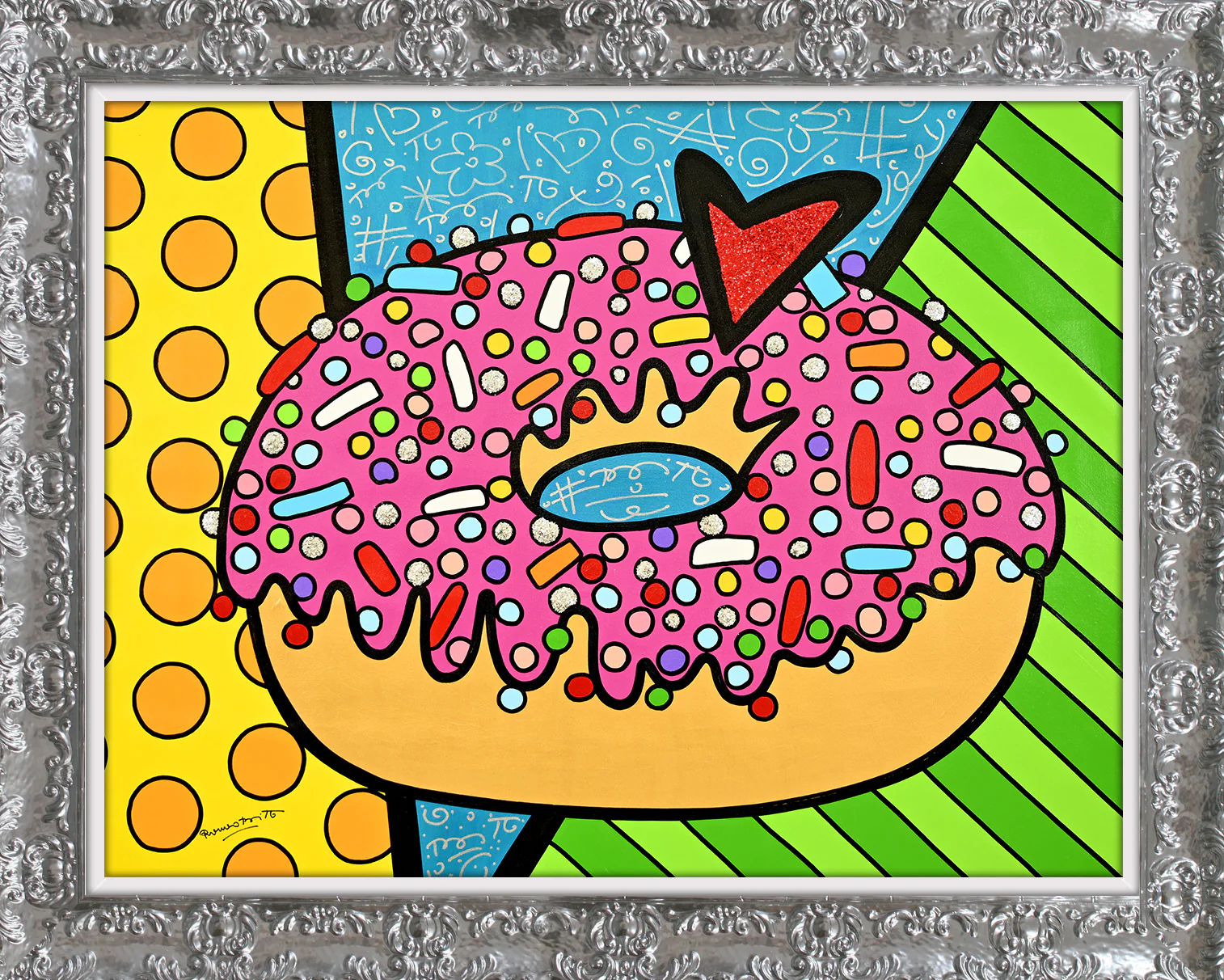 STRAWBERRY DONUT -  Original Painting - Image 12