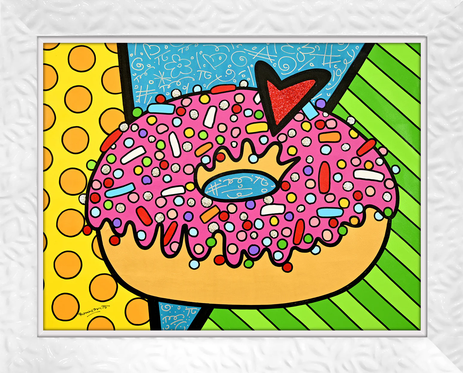STRAWBERRY DONUT -  Original Painting - Image 18