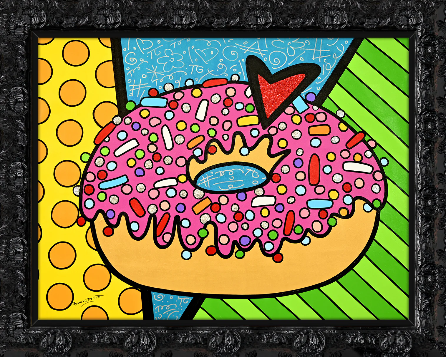 STRAWBERRY DONUT -  Original Painting - Image 7