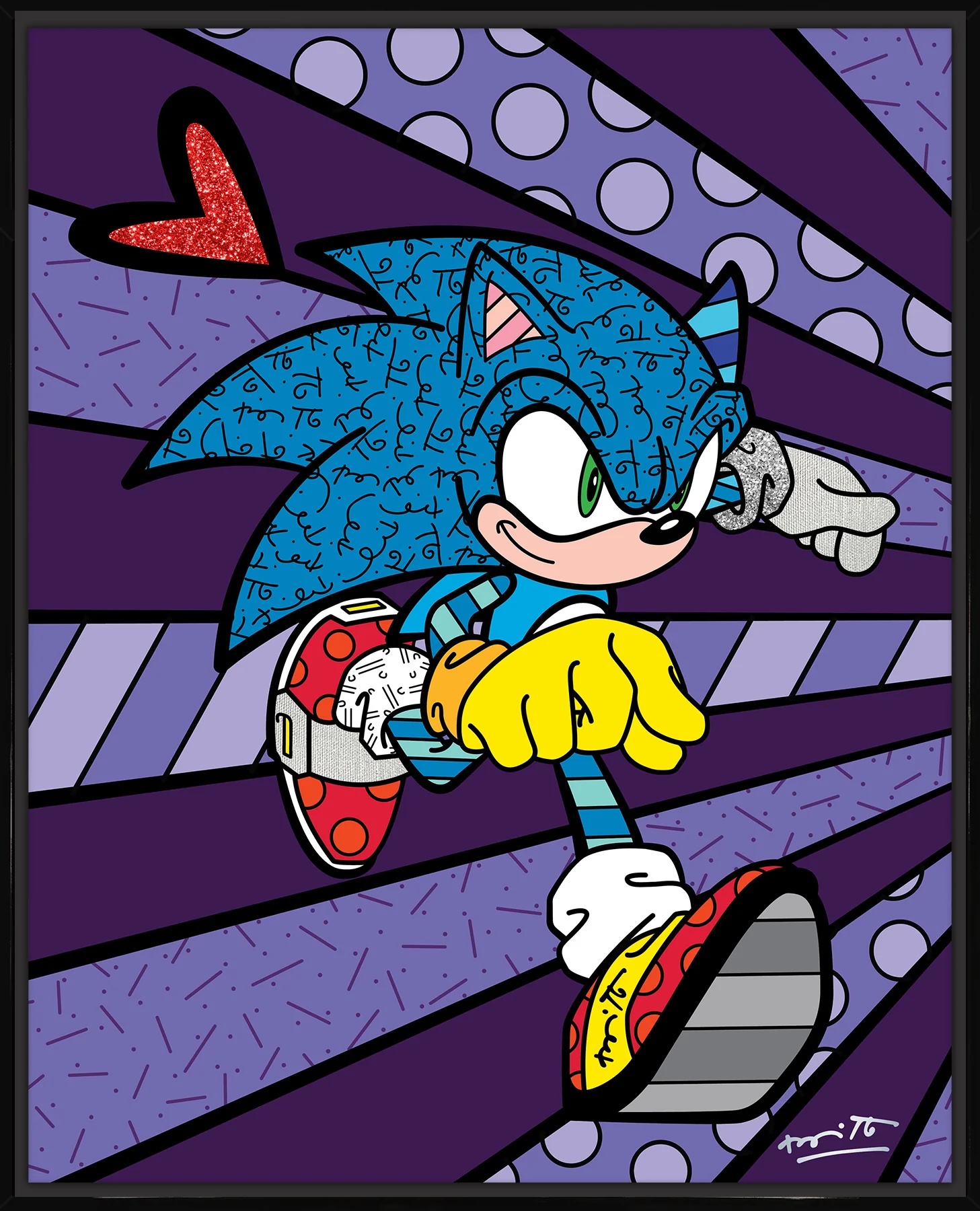 Super Speed Sonic - Sega By Britto - Limited Edition Print - Image 11