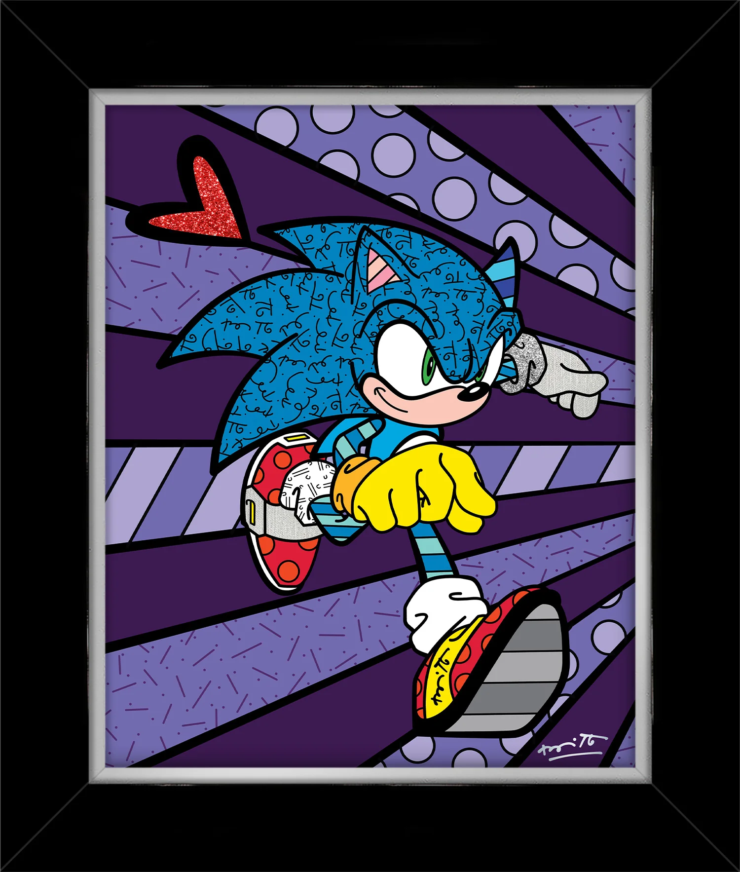 Super Speed Sonic - Sega By Britto - Limited Edition Print - Image 12