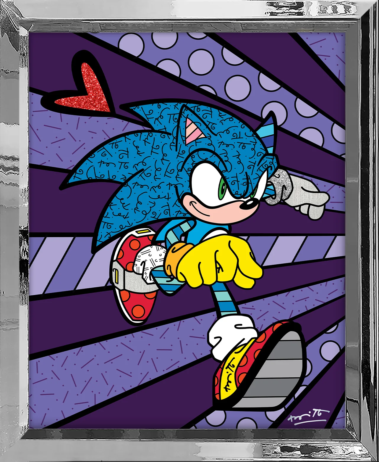 Super Speed Sonic - Sega By Britto - Limited Edition Print - Image 14