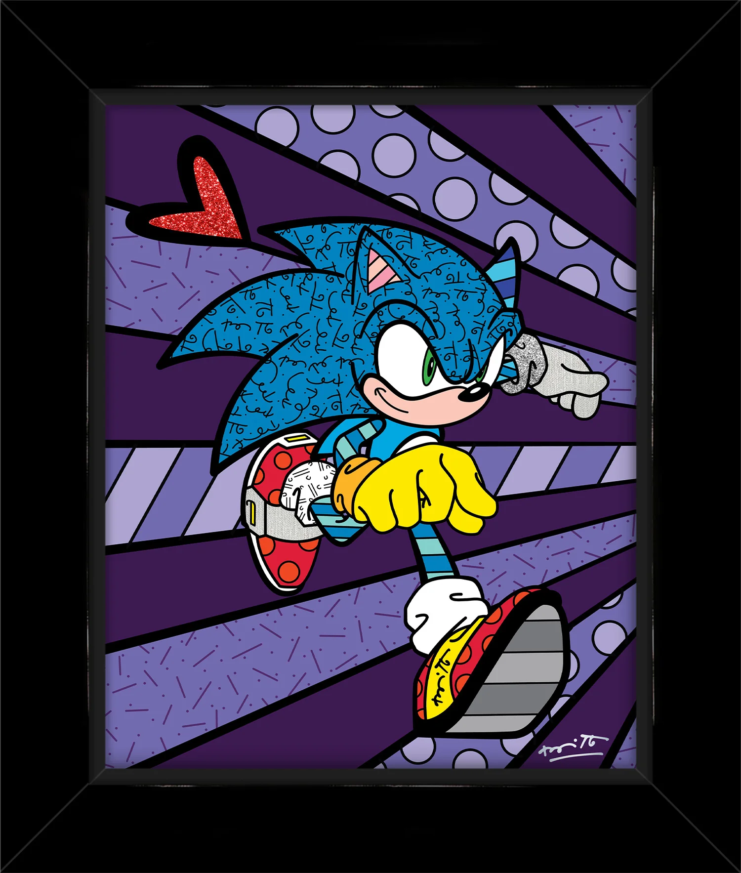 Super Speed Sonic - Sega By Britto - Limited Edition Print - Image 2
