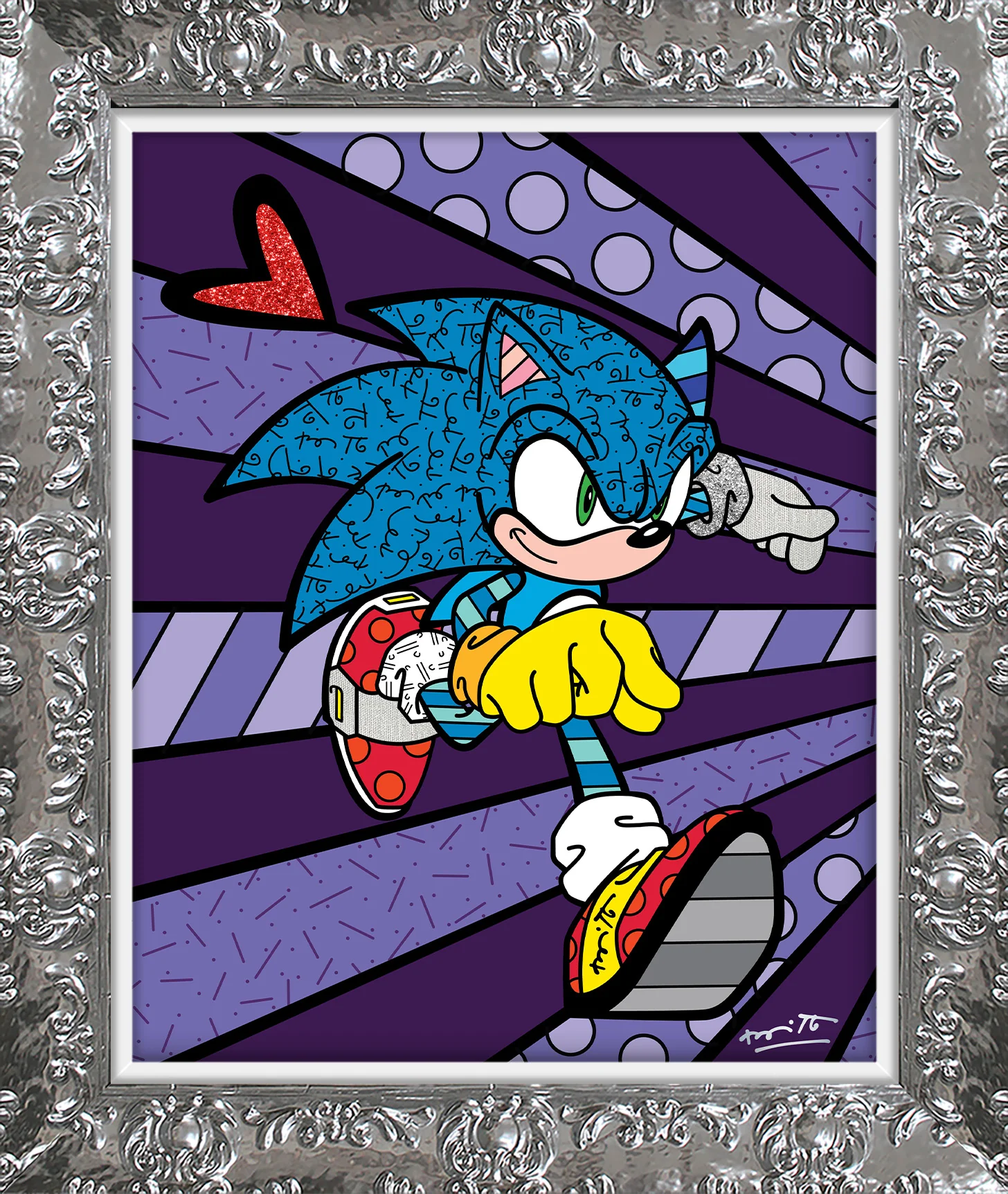 Super Speed Sonic - Sega By Britto - Limited Edition Print - Image 20