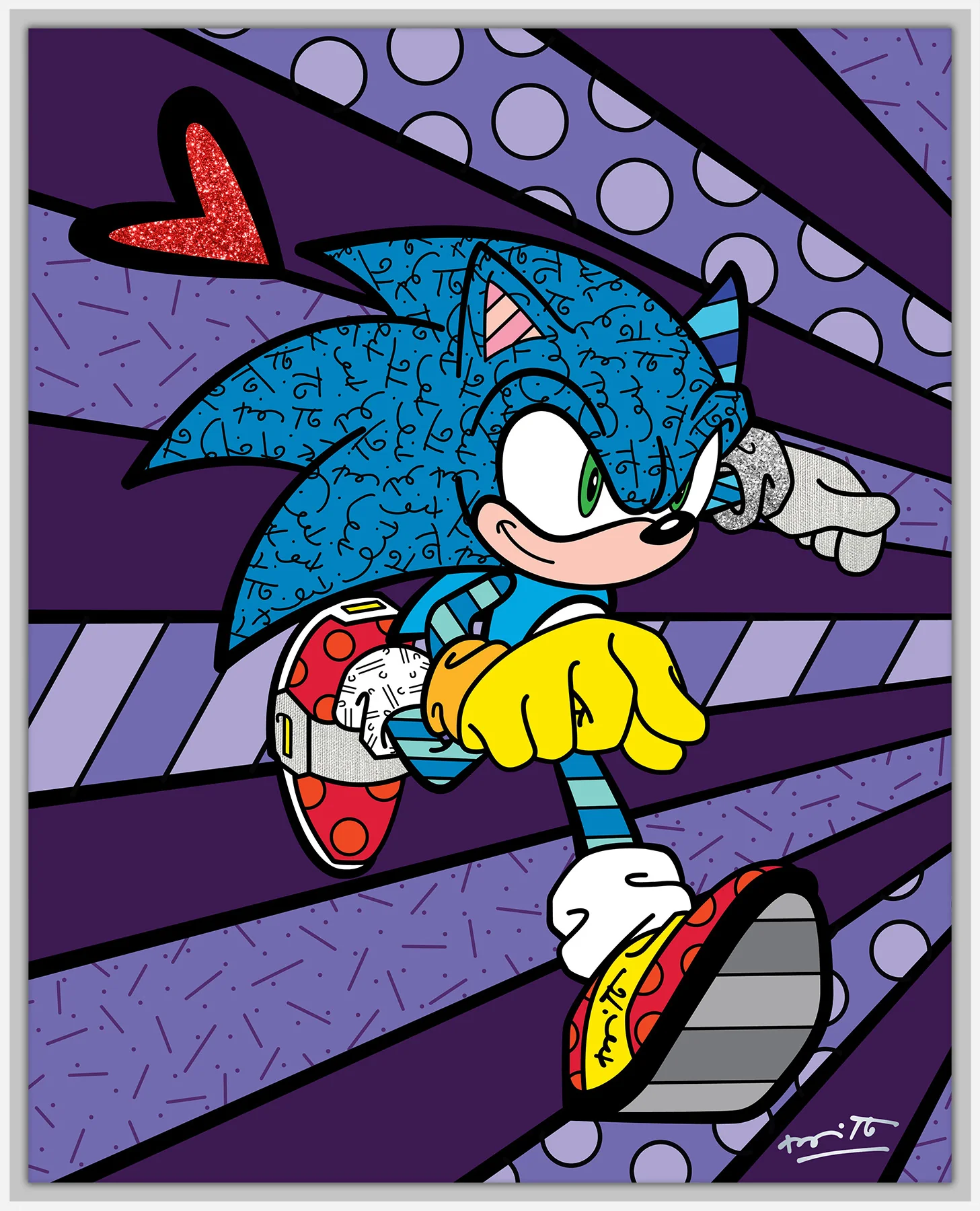 Super Speed Sonic - Sega By Britto - Limited Edition Print - Image 21