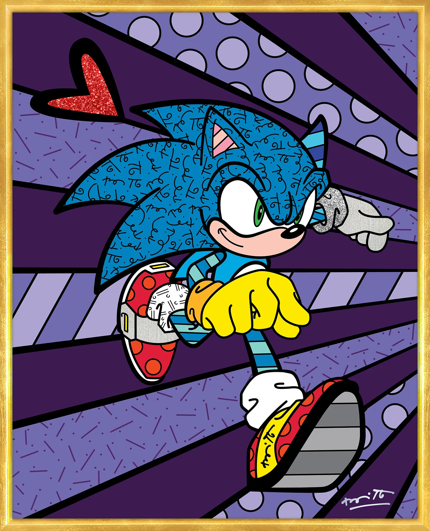 Super Speed Sonic - Sega By Britto - Limited Edition Print - Image 6