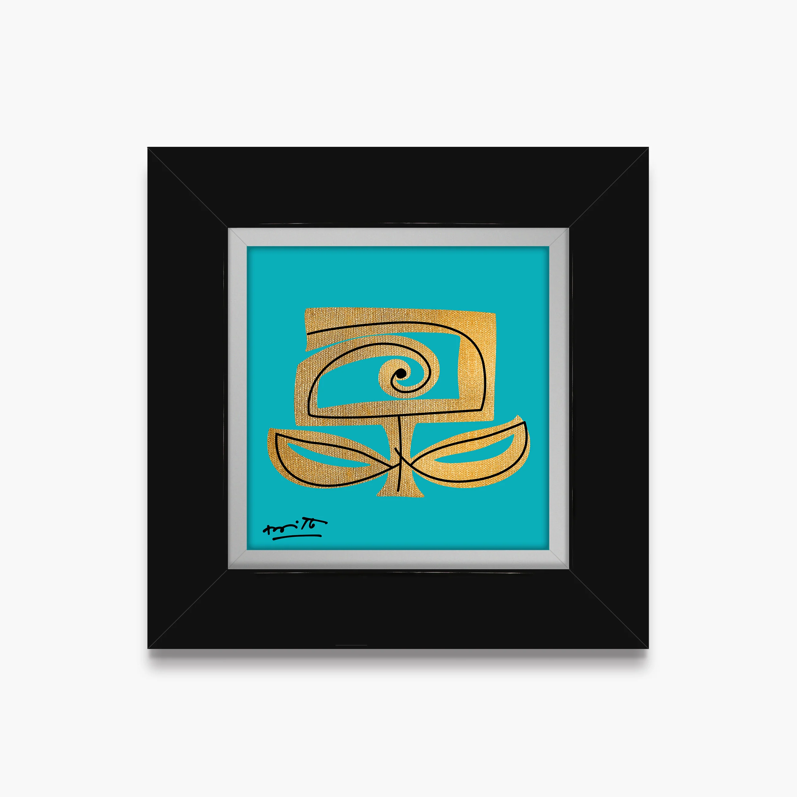 Teal and Gold - Limited Edition Print - Image 4