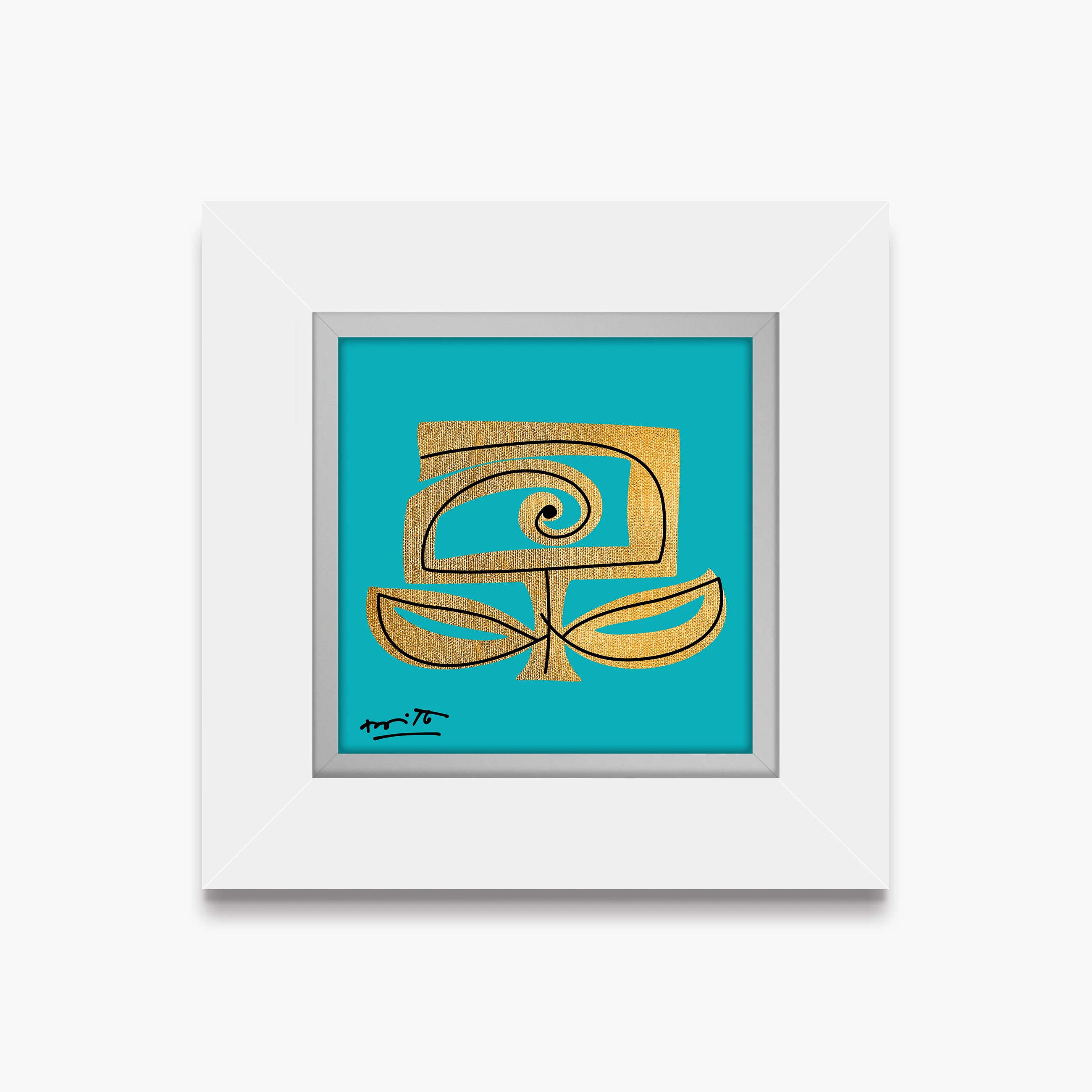 Teal and Gold - Limited Edition Print - Image 5