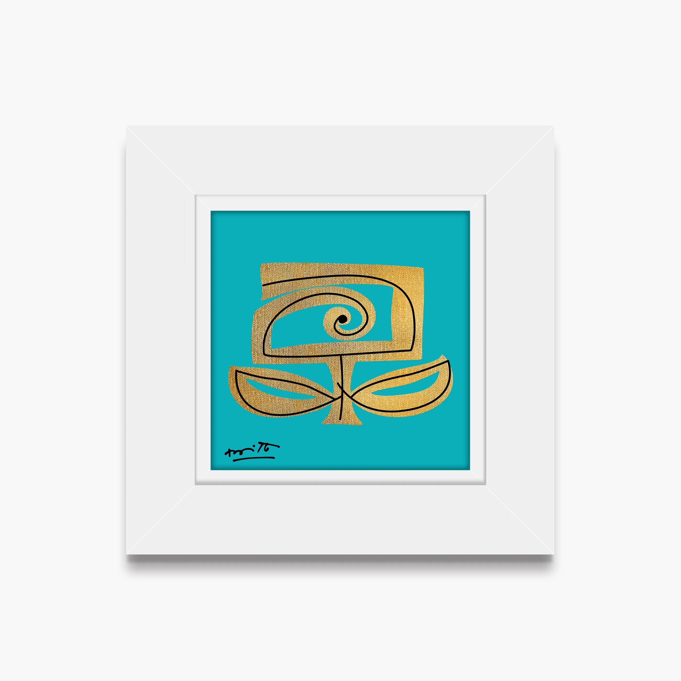Teal and Gold - Limited Edition Print - Image 7