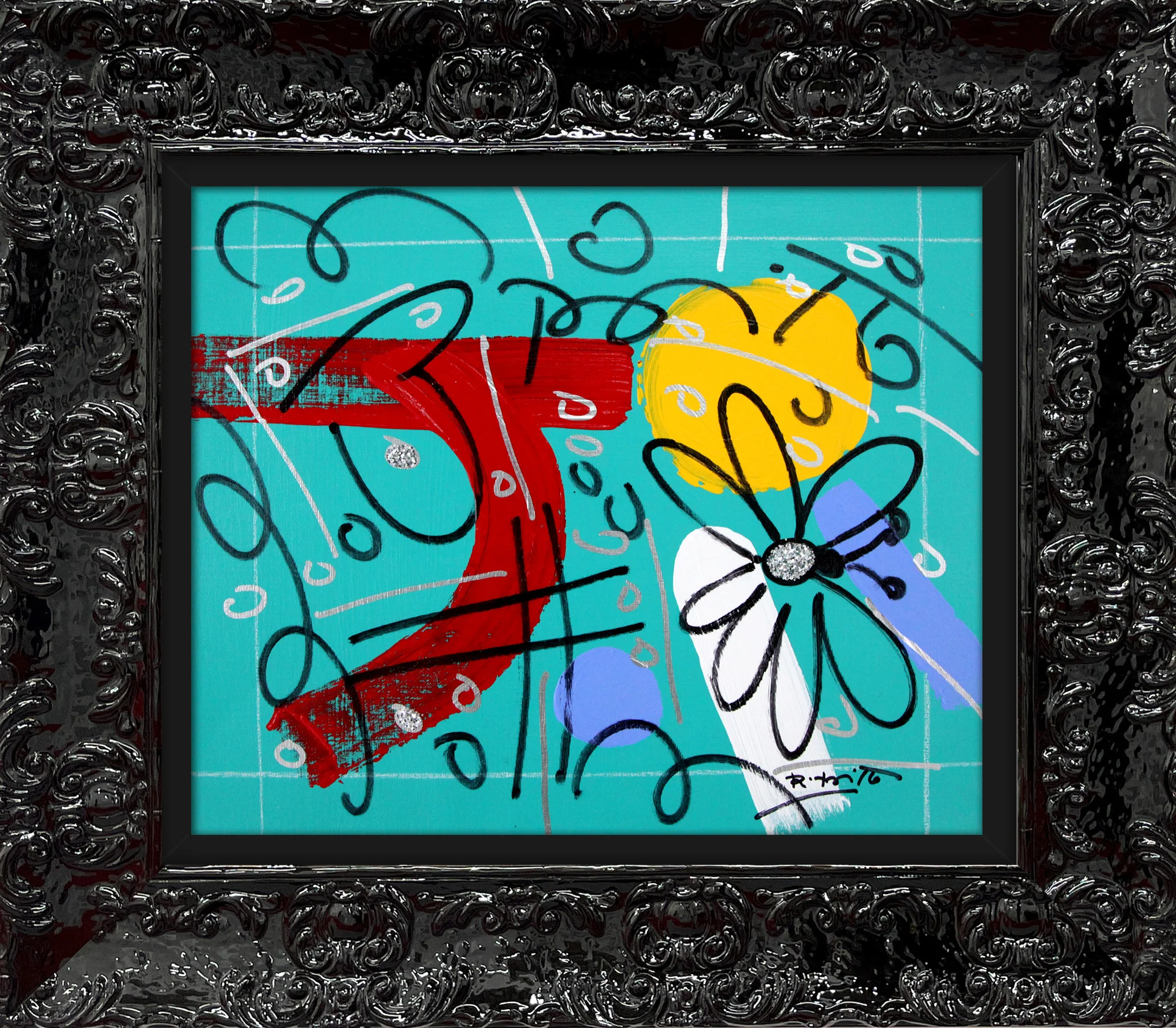 TEAL GARDEN - Original Drawing - Image 7