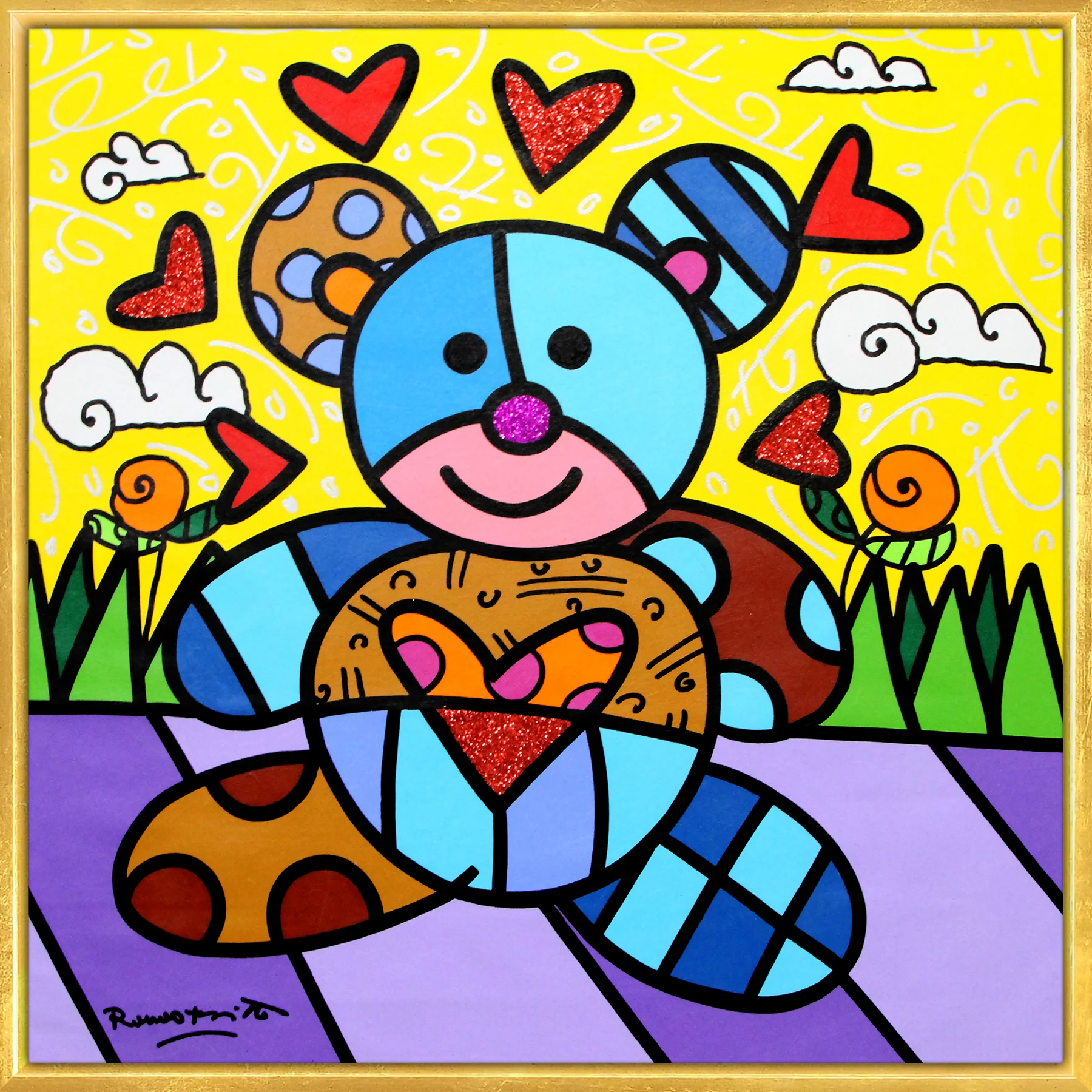 TEDDY BEAR - Original Painting - Image 10