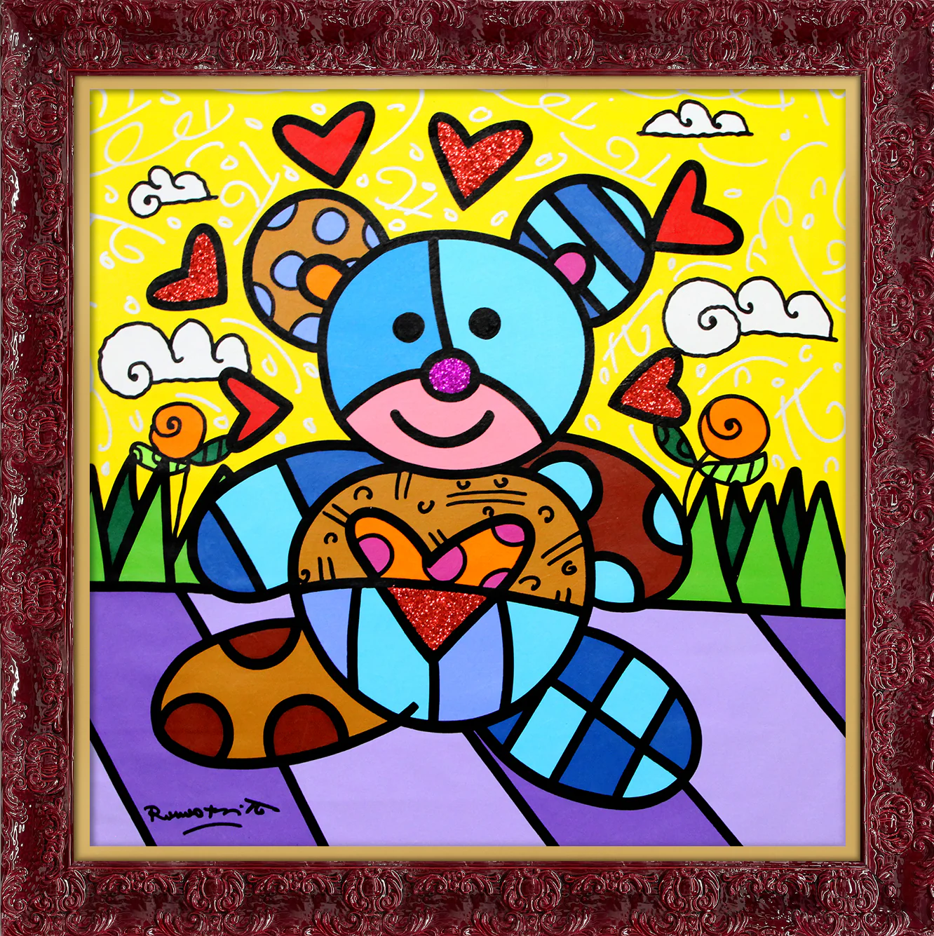 TEDDY BEAR - Original Painting - Image 11