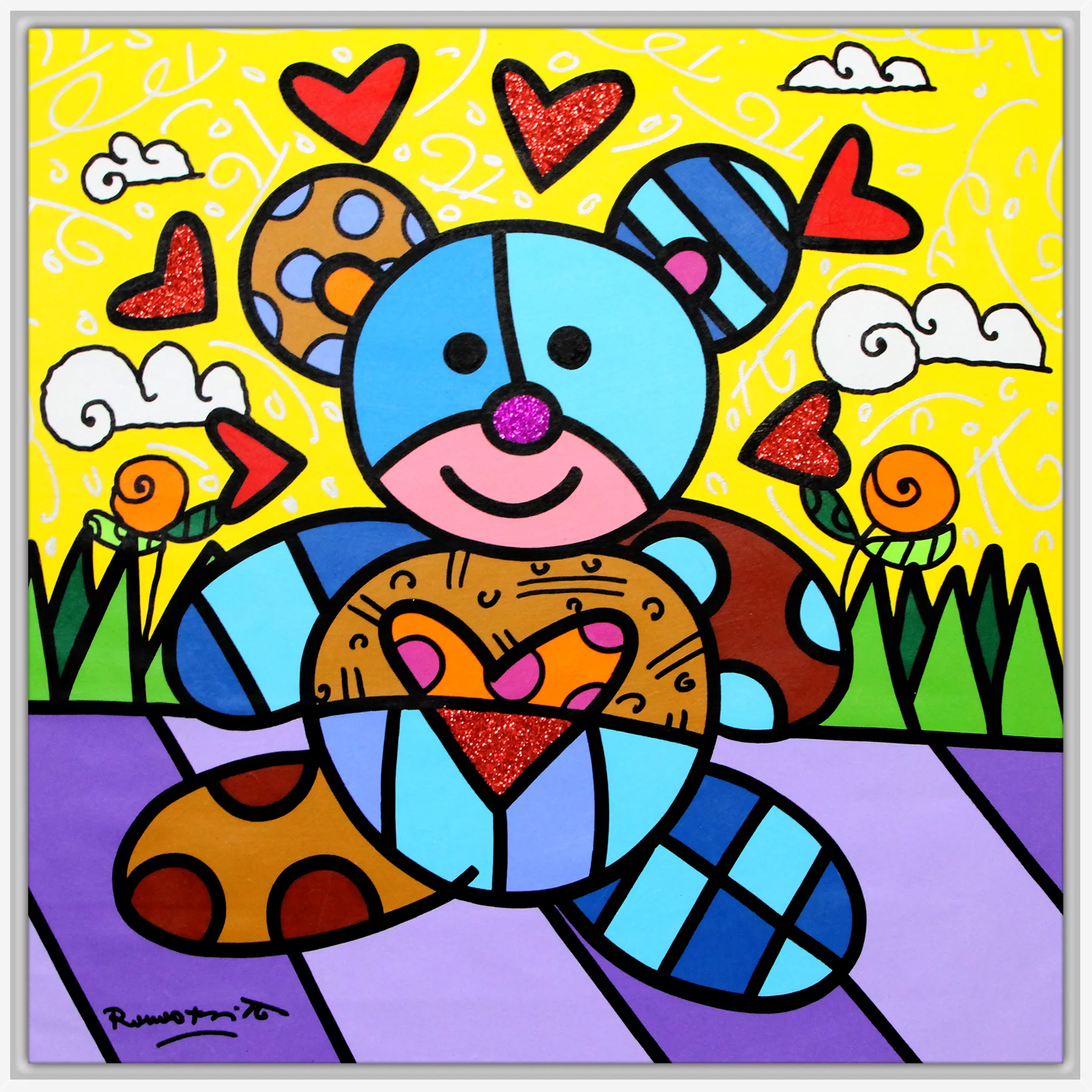 TEDDY BEAR - Original Painting - Image 13