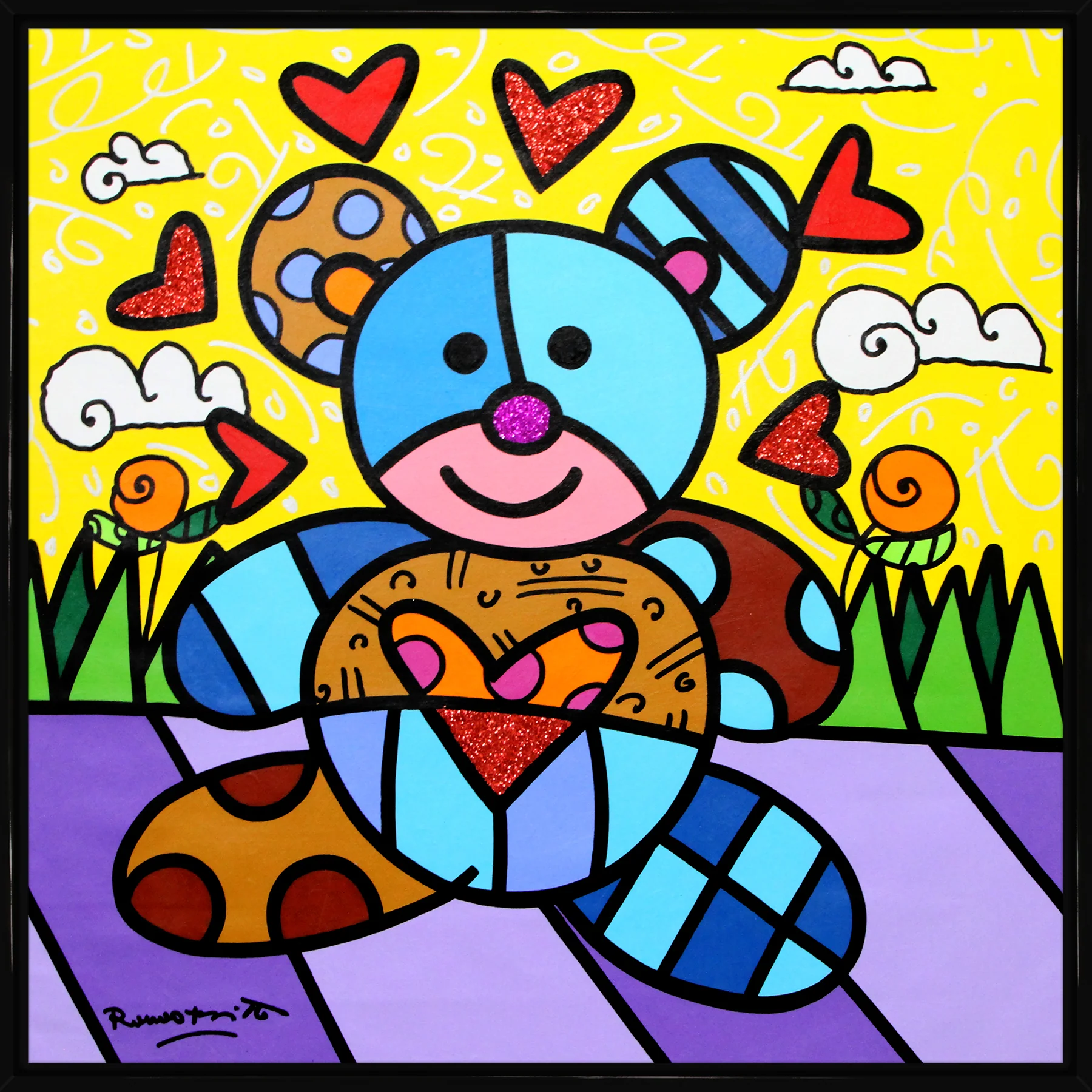 TEDDY BEAR - Original Painting - Image 3