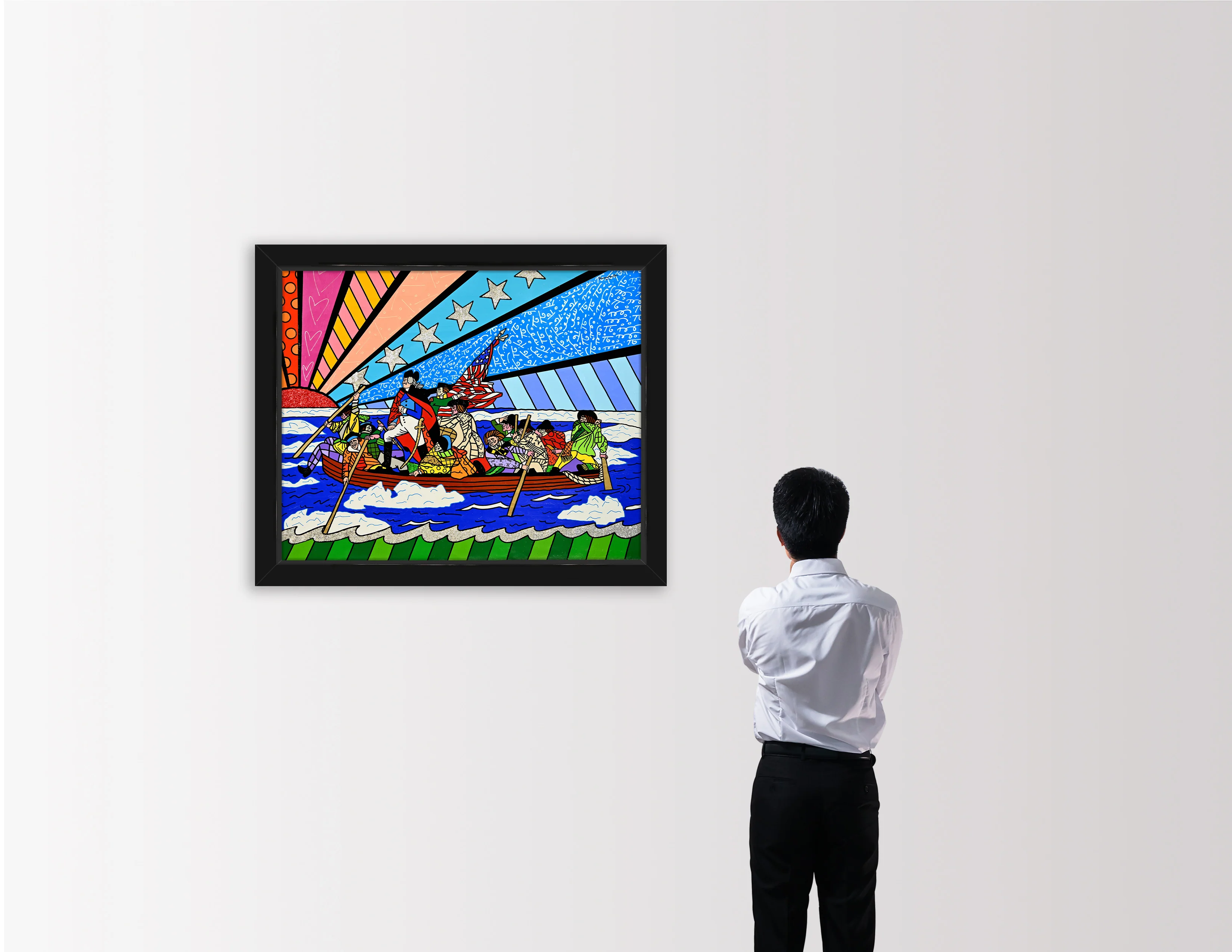 THE CROSSING -  Original Painting - Image 3