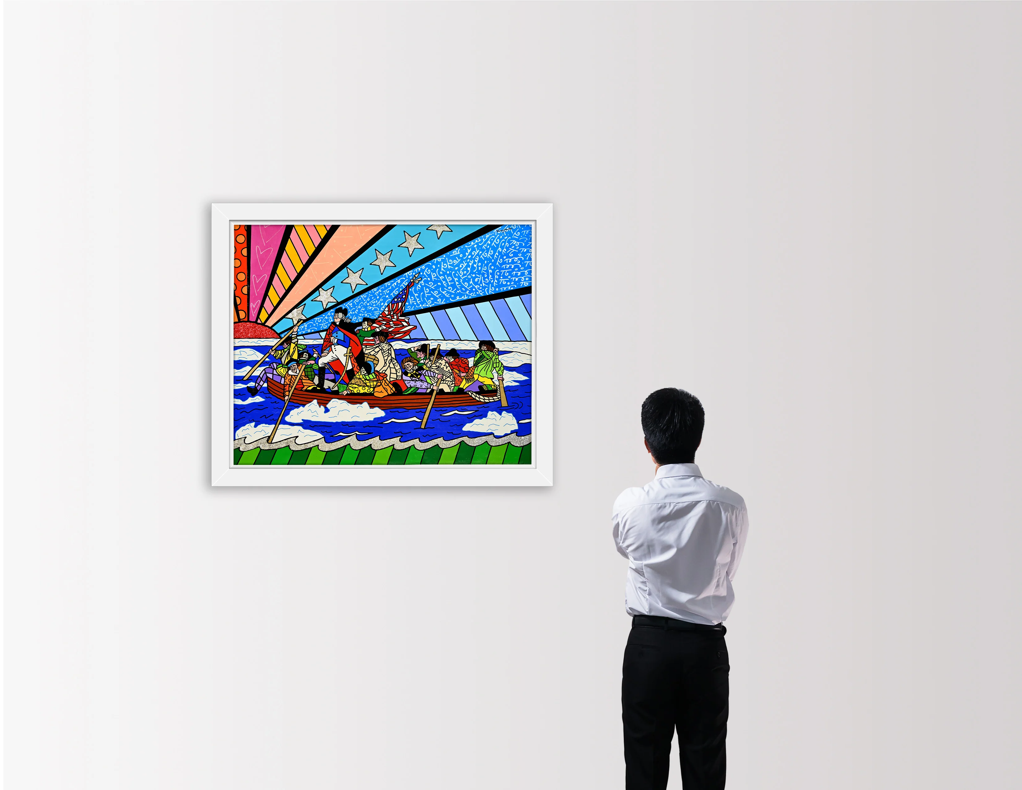 THE CROSSING -  Original Painting - Image 4