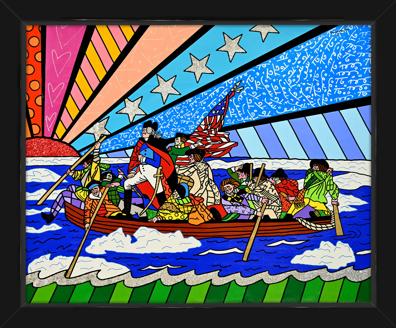 THE CROSSING -  Original Painting - Image 5