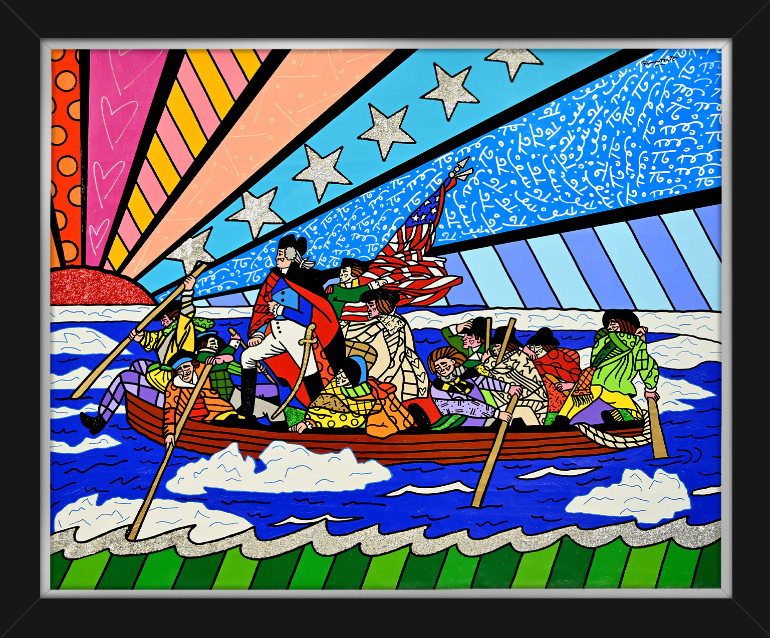 THE CROSSING -  Original Painting - Image 6