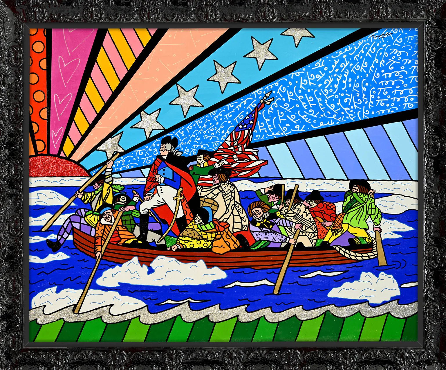 THE CROSSING -  Original Painting - Image 7