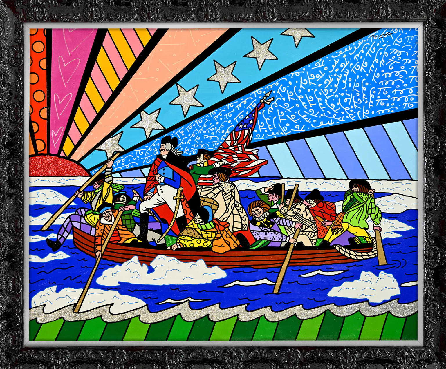 THE CROSSING -  Original Painting - Image 8