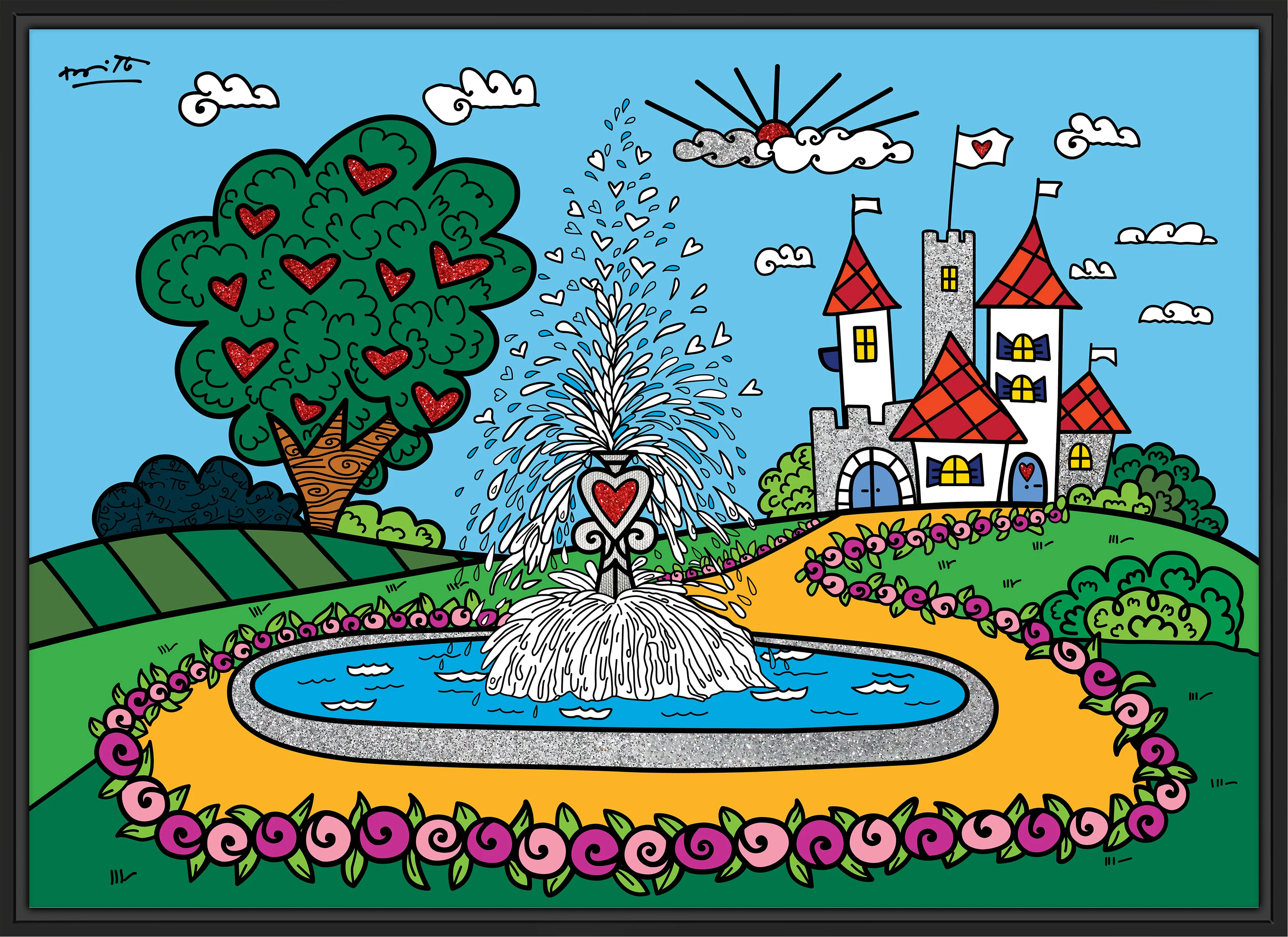 The Fountain Of Happiness And Love - Limited Edition Print - Image 13