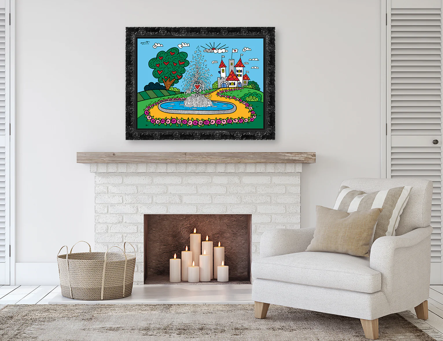 The Fountain Of Happiness And Love - Limited Edition Print - Image 2