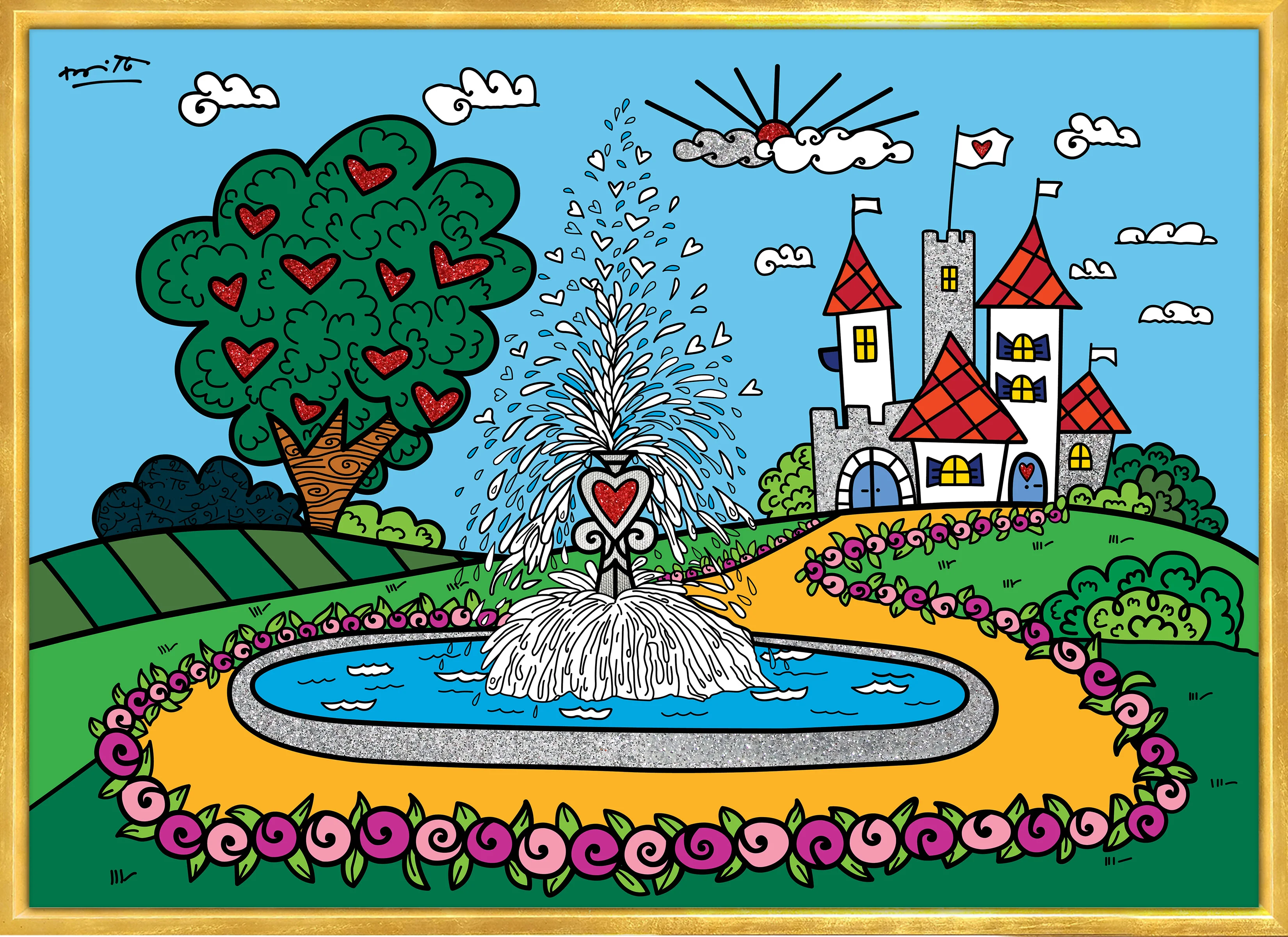 The Fountain Of Happiness And Love - Limited Edition Print - Image 20